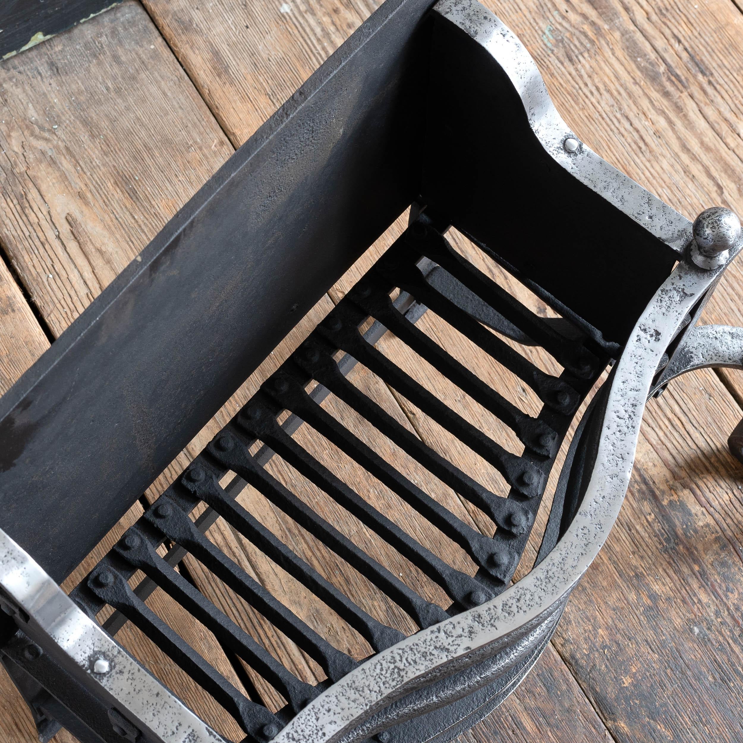 George III Wrought Iron Fire Basket For Sale 8
