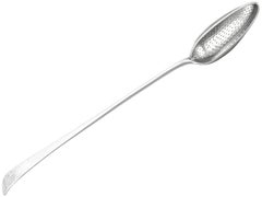 George III York Sterling Silver Old English Pattern Gravy Straining Spoon (1790)