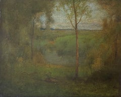 "The Marshes, New Jersey, " George Inness, Tonalist Montclair Landscape