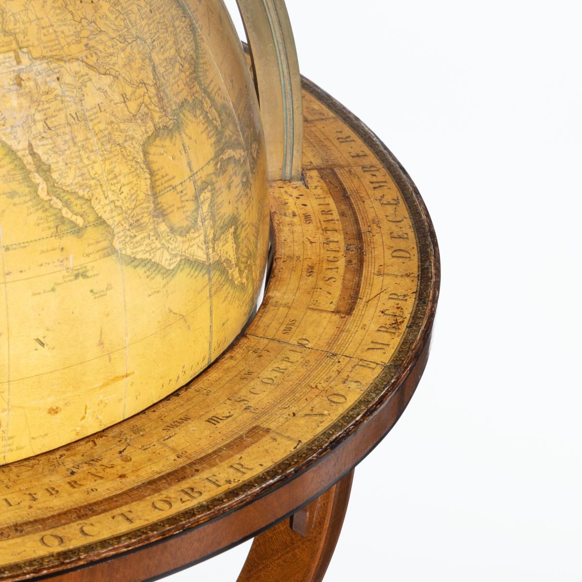 English George IV George Smith Terrestrial Globe