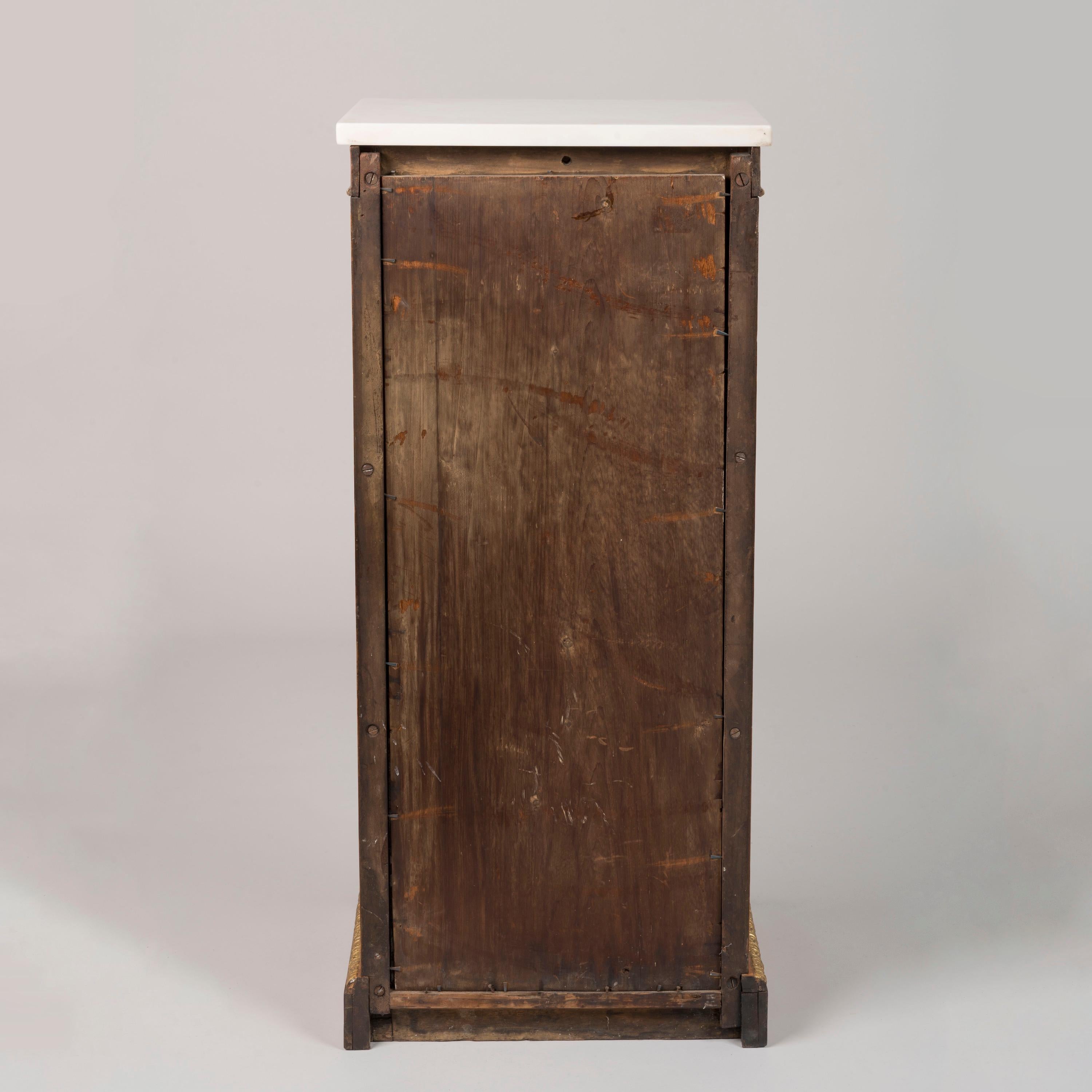 George IV Amboyna and Parcel Gilt Console Table with Marble Top, Circa 1825 For Sale 3