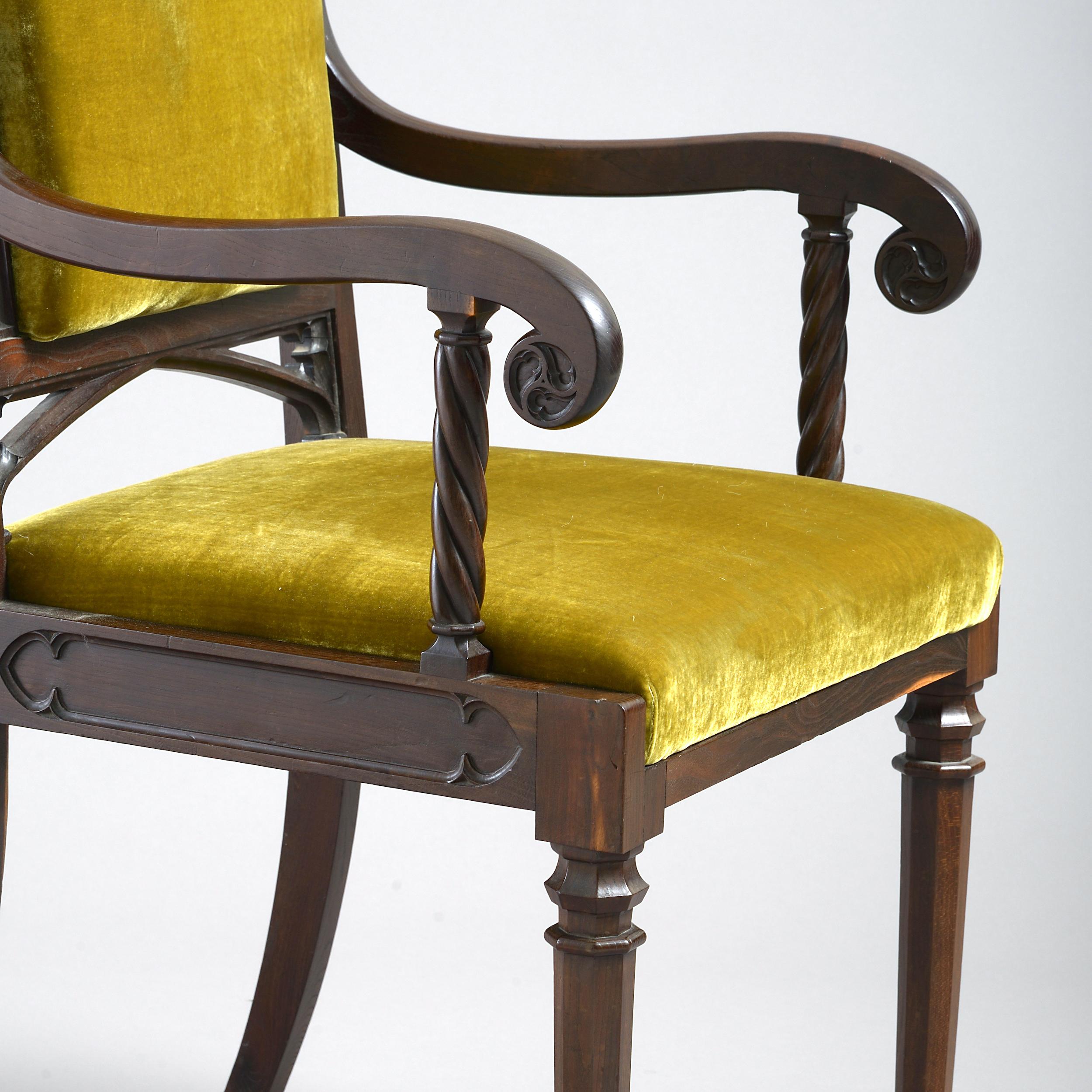 George IV Antiquarian Laburnum Armchair In Good Condition For Sale In London, GB