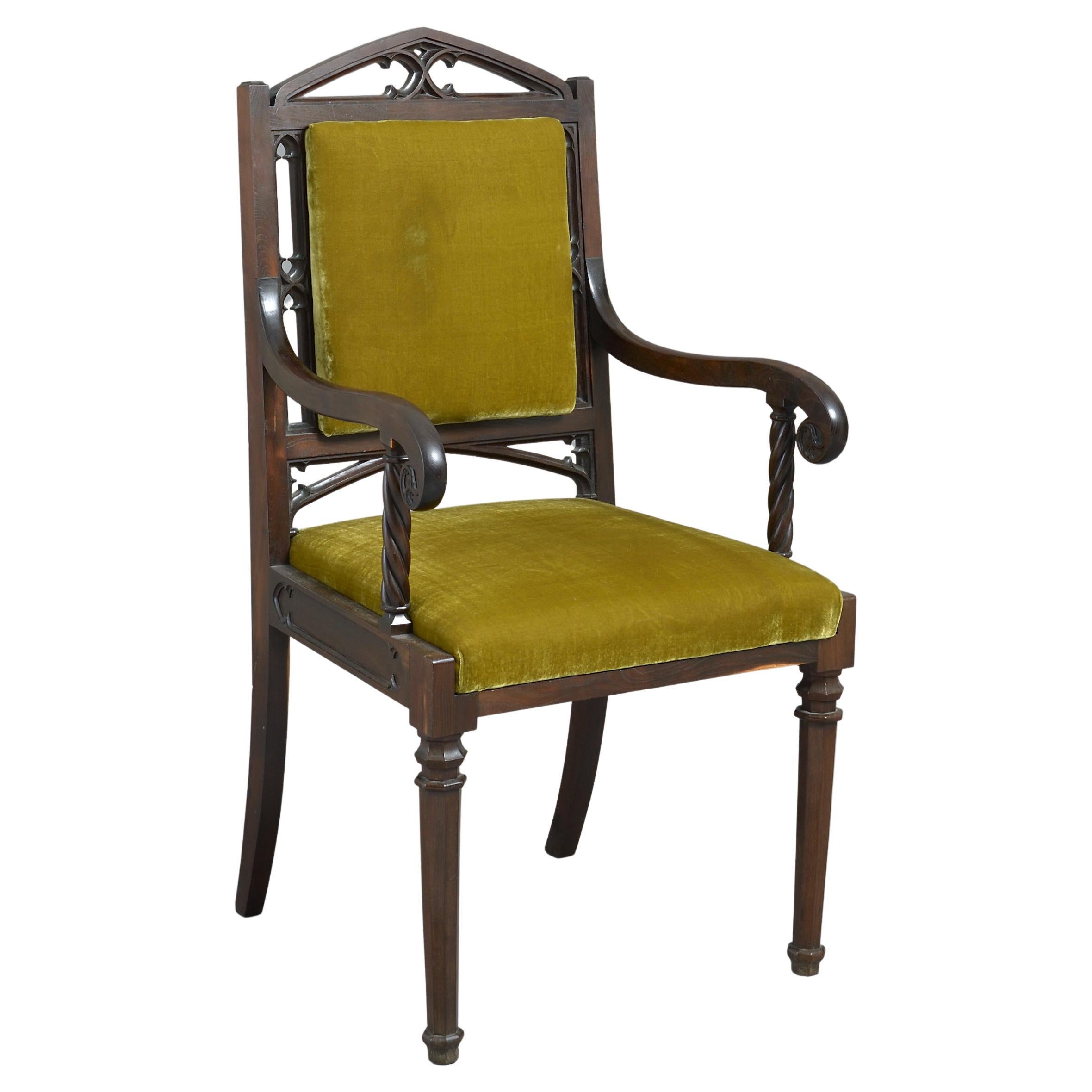 George IV Antiquarian Laburnum Armchair For Sale
