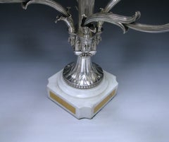 George IV Antique Silver Epergne Centerpiece