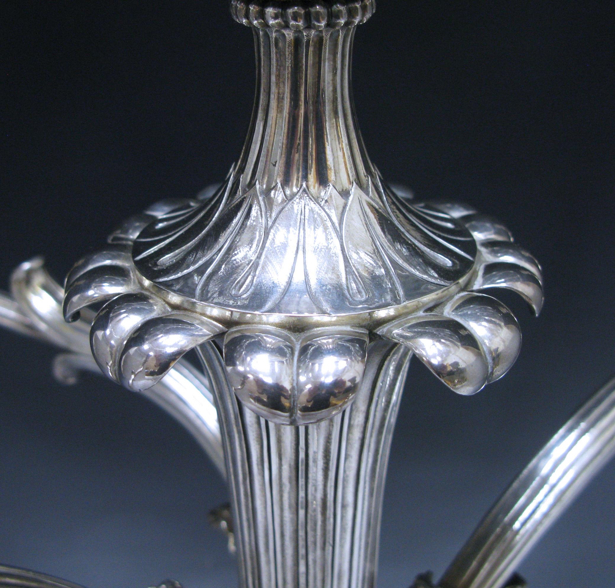 antique silver epergne for sale