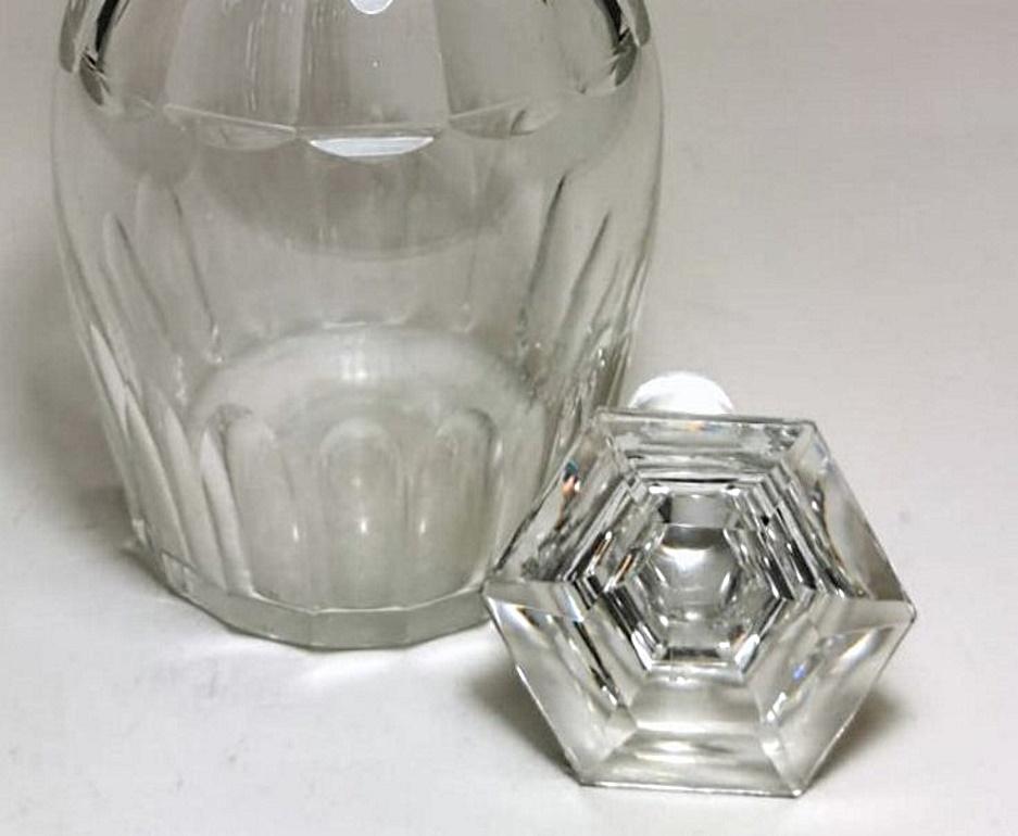 George IV Bottle Decanter English Crystal Cut Bottle 4