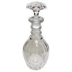 George IV Bottle Decanter English Crystal Cut Bottle