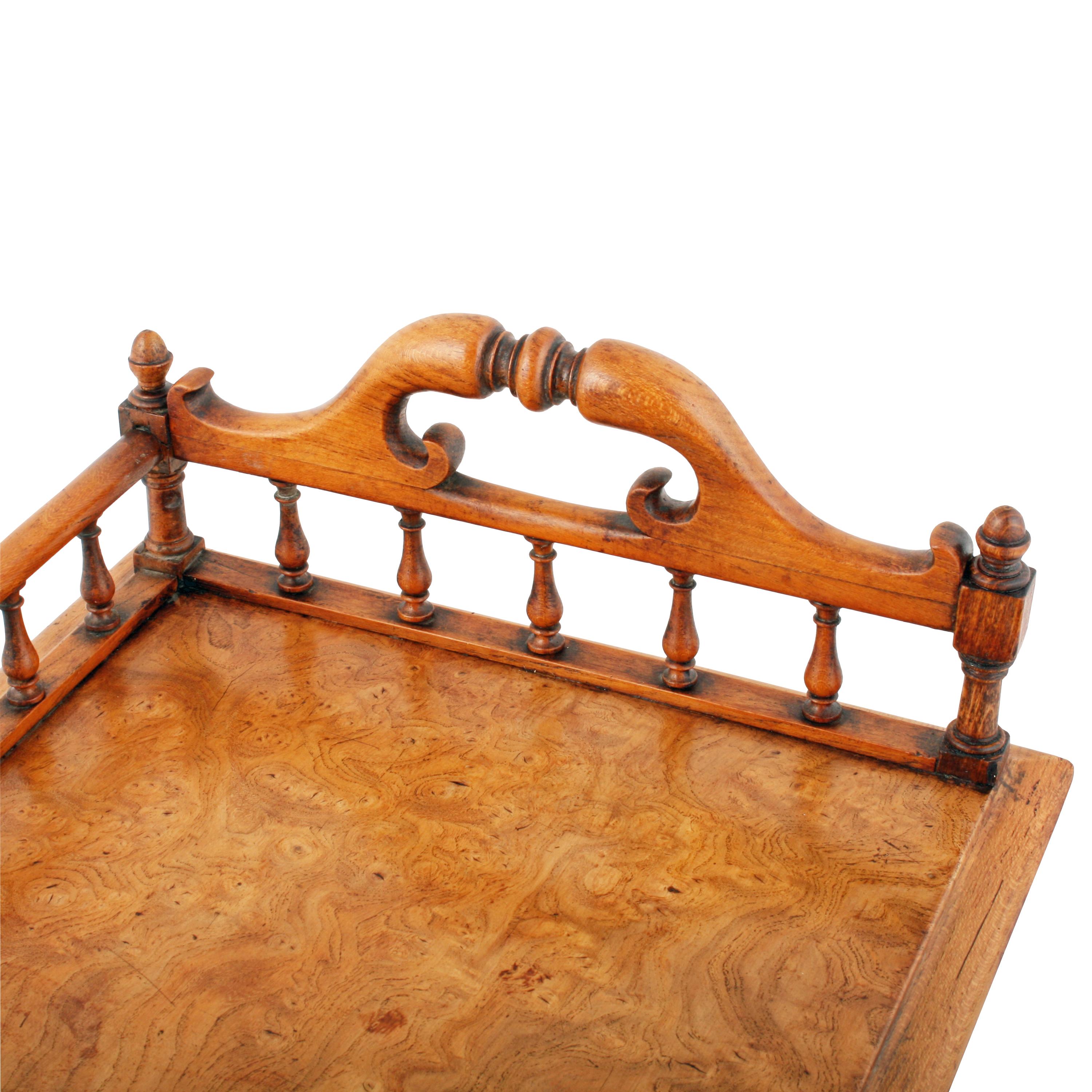 George IV Burr Elm Book Stand 1