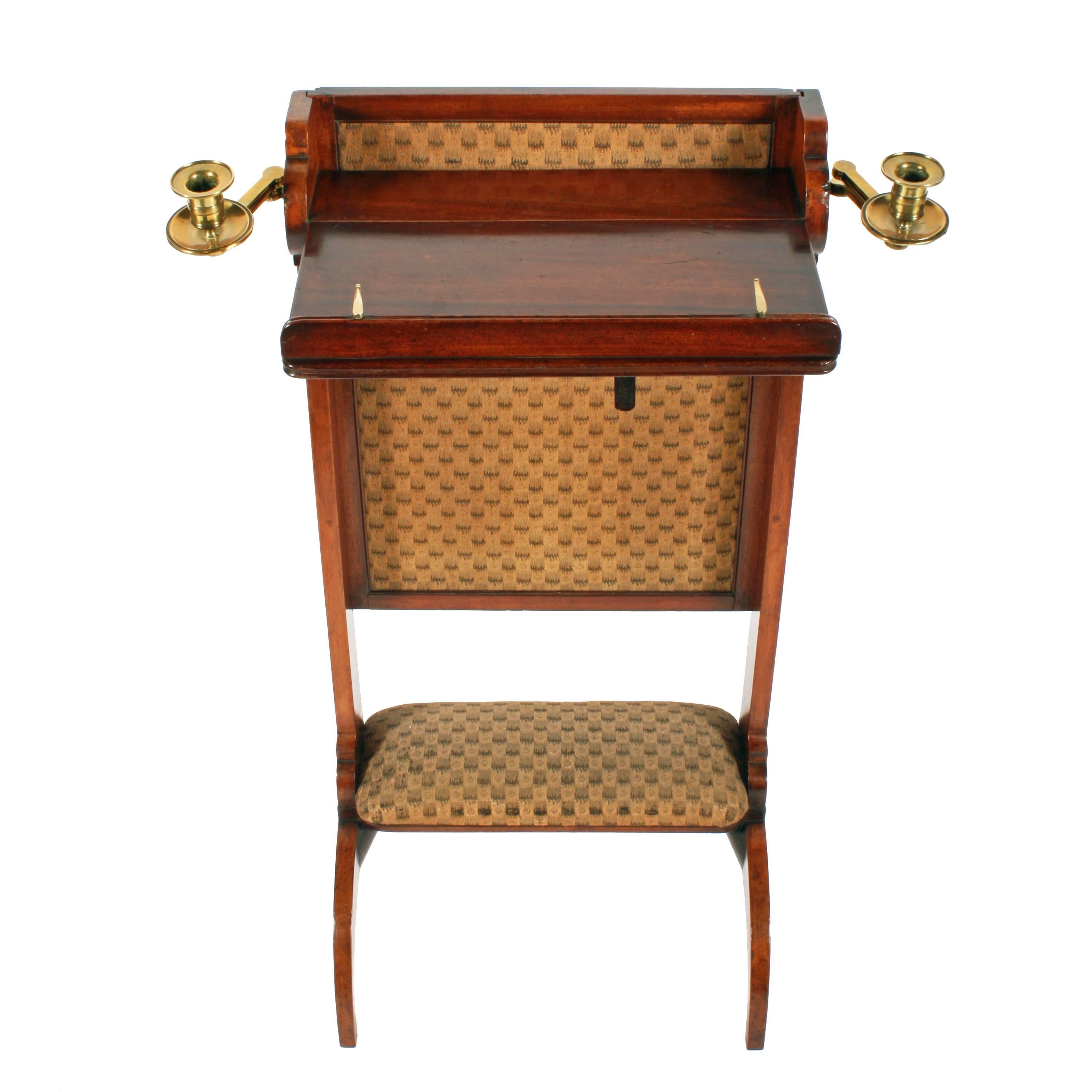 Early 19th Century George IV Combination Music Stand, Fire Screen and Foot Rest, circa 1820
