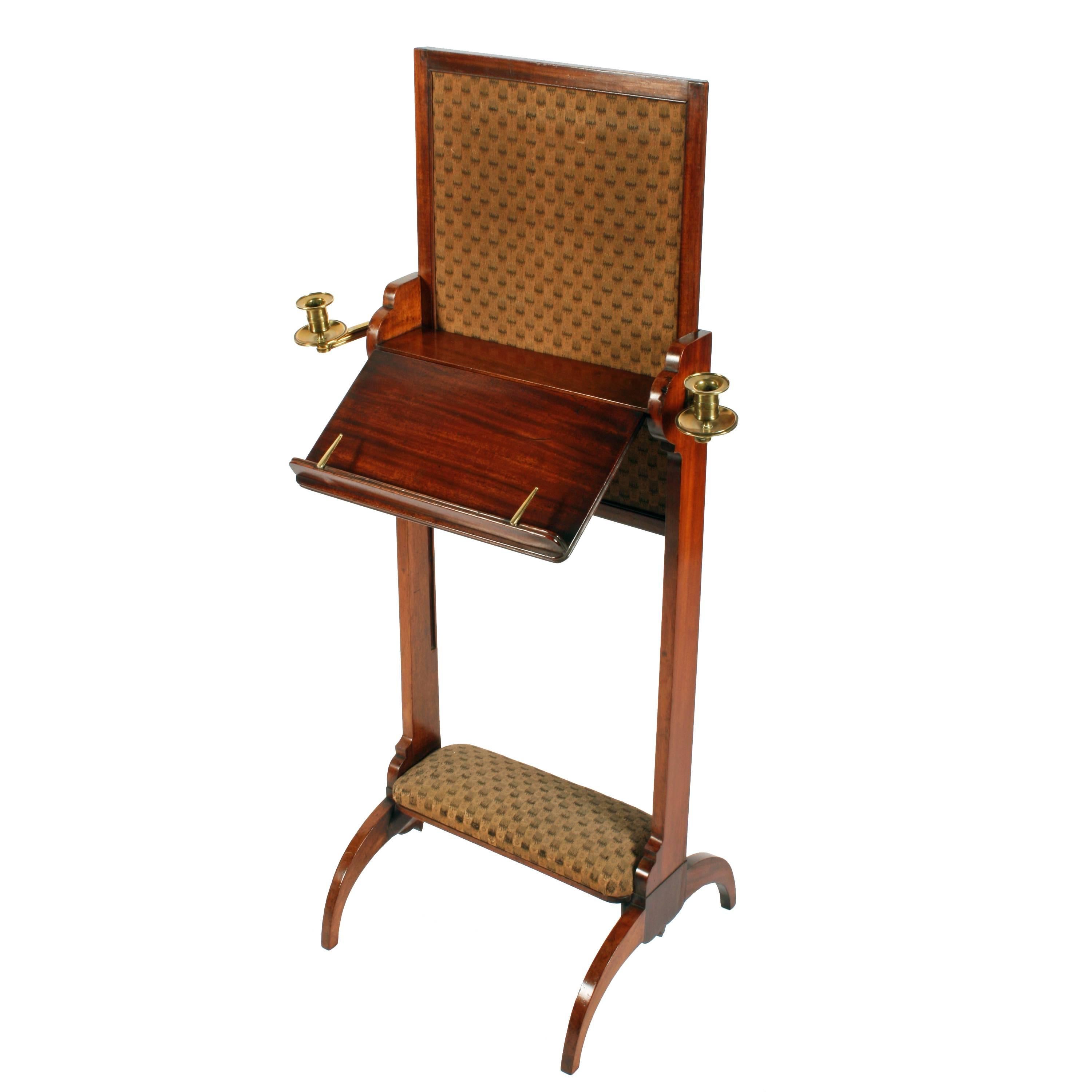 George IV Combination Music Stand, Fire Screen and Foot Rest, circa 1820