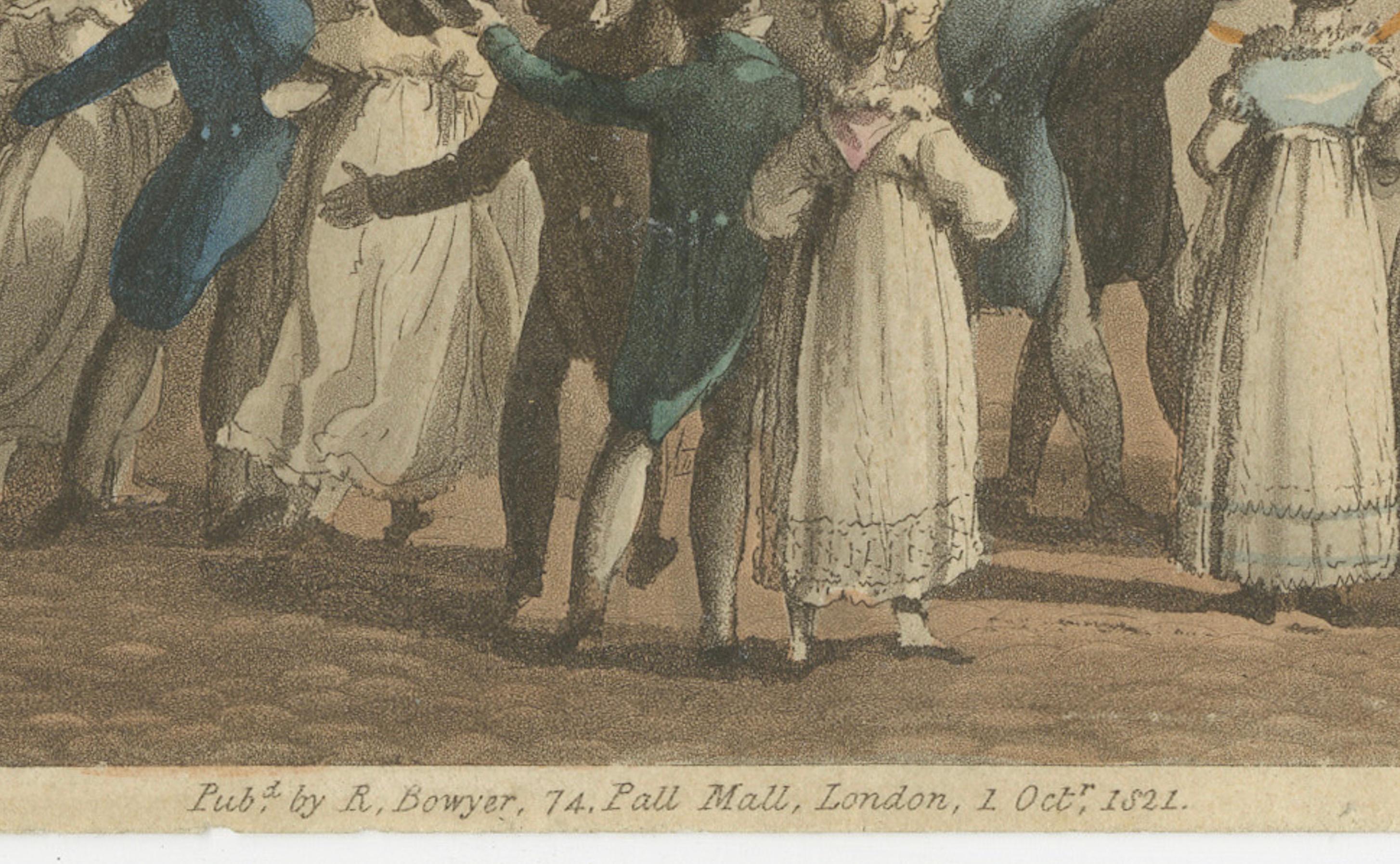 19th Century George IV Coronation Procession from Queen’s Palace to Westminster Hall, 1821 For Sale