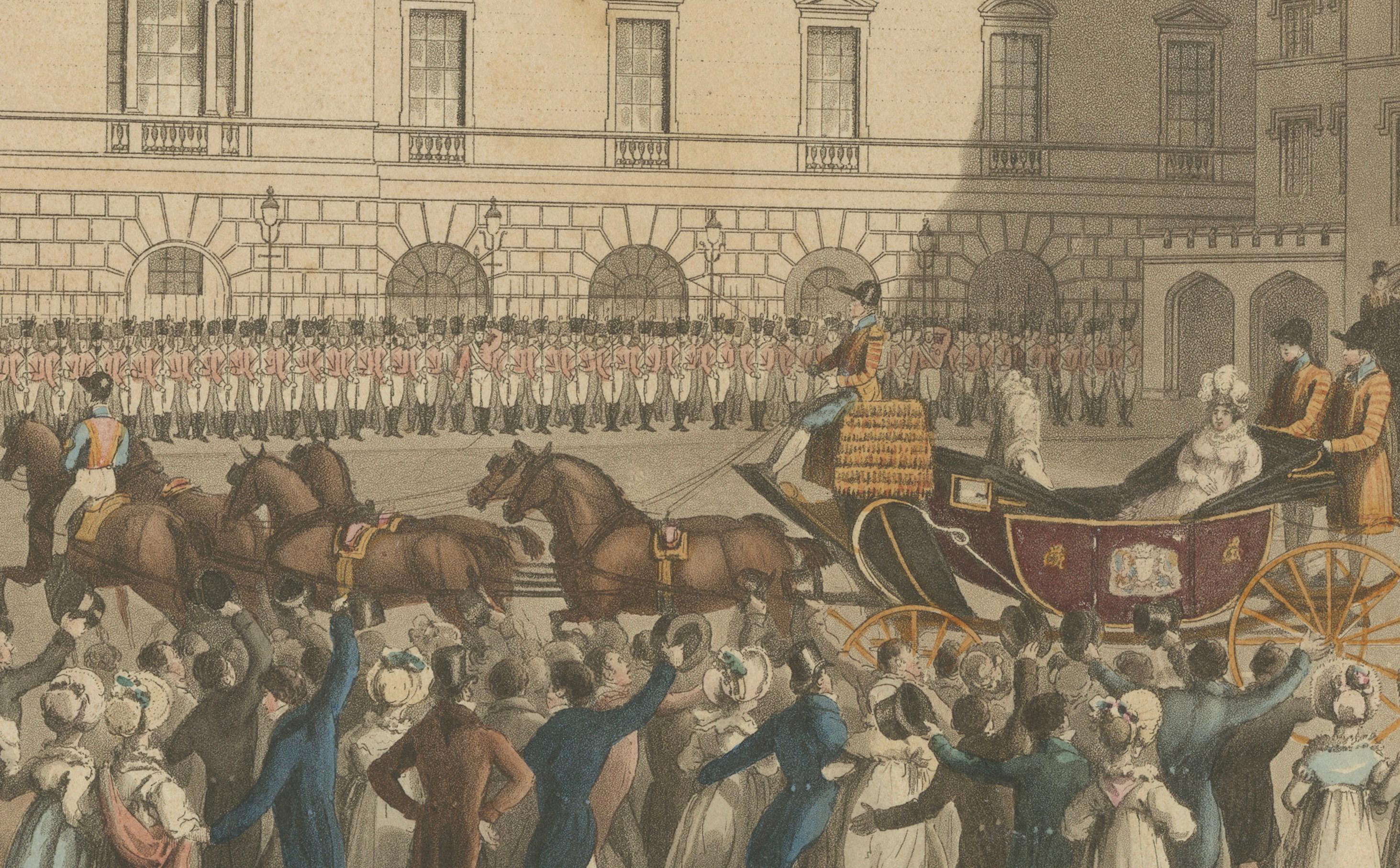 George IV Coronation Procession from Queen’s Palace to Westminster Hall, 1821 For Sale 1