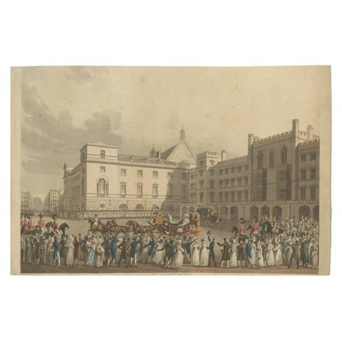 George IV Coronation Procession from Queen’s Palace to Westminster Hall, 1821