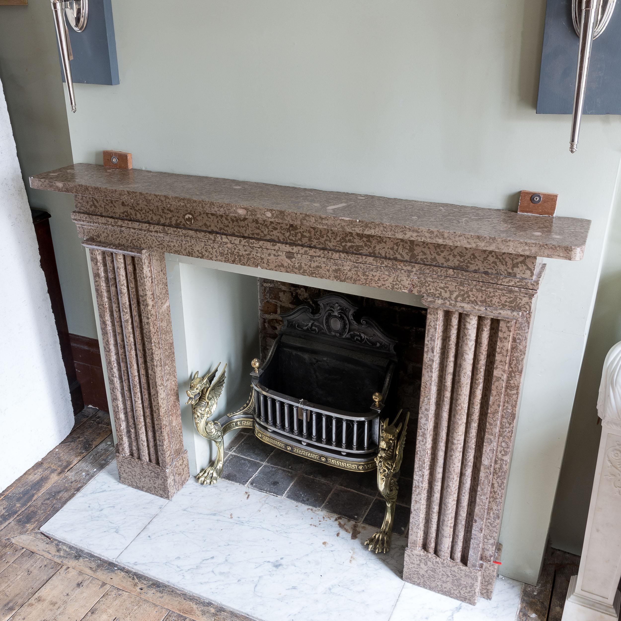 George IV Derbyshire Limestone Fireplace For Sale 6