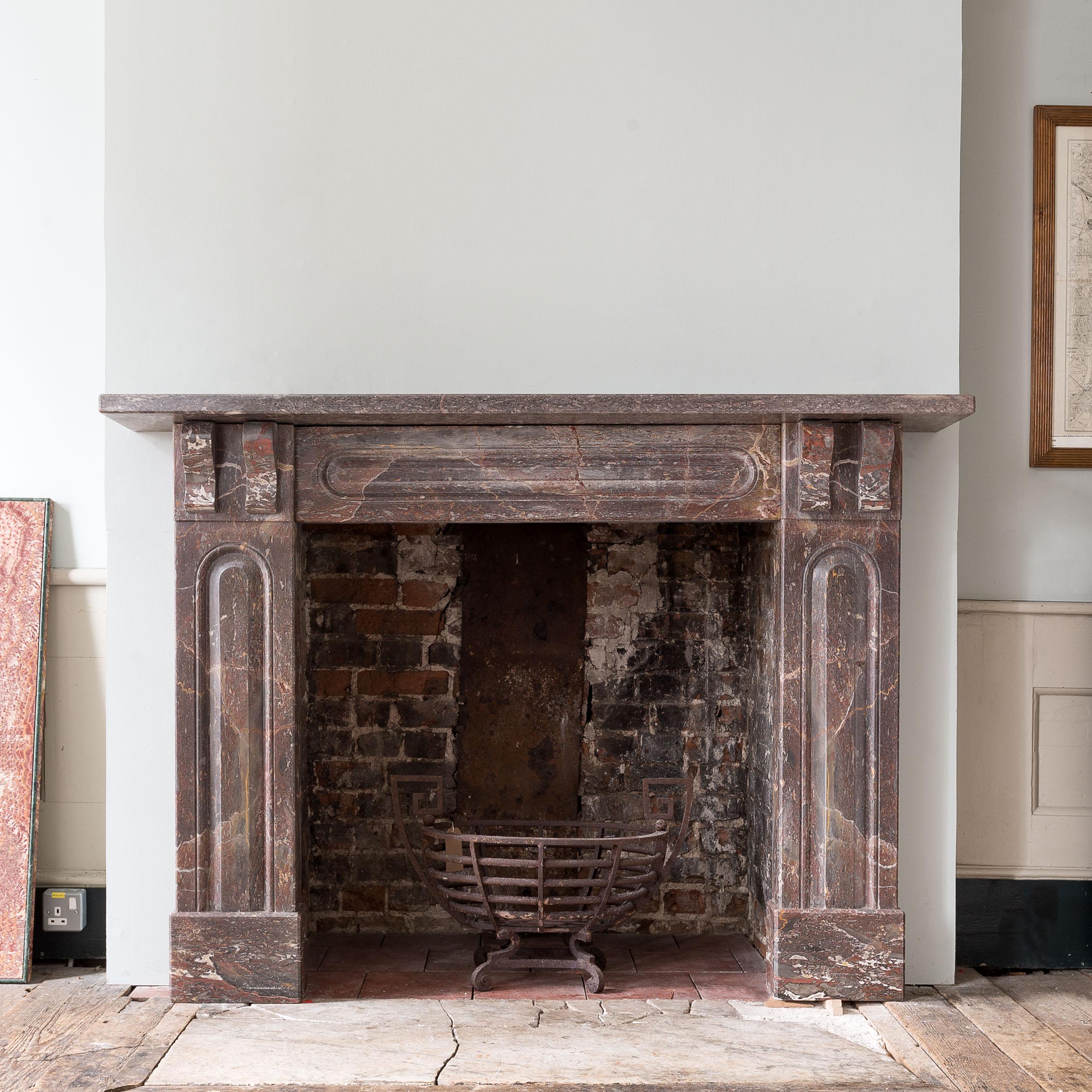 George IV Devonian Limestone Fireplace For Sale 11
