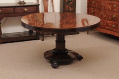 George IV English 19th Century Rosewood Center / Breakfast Table with Pedestal