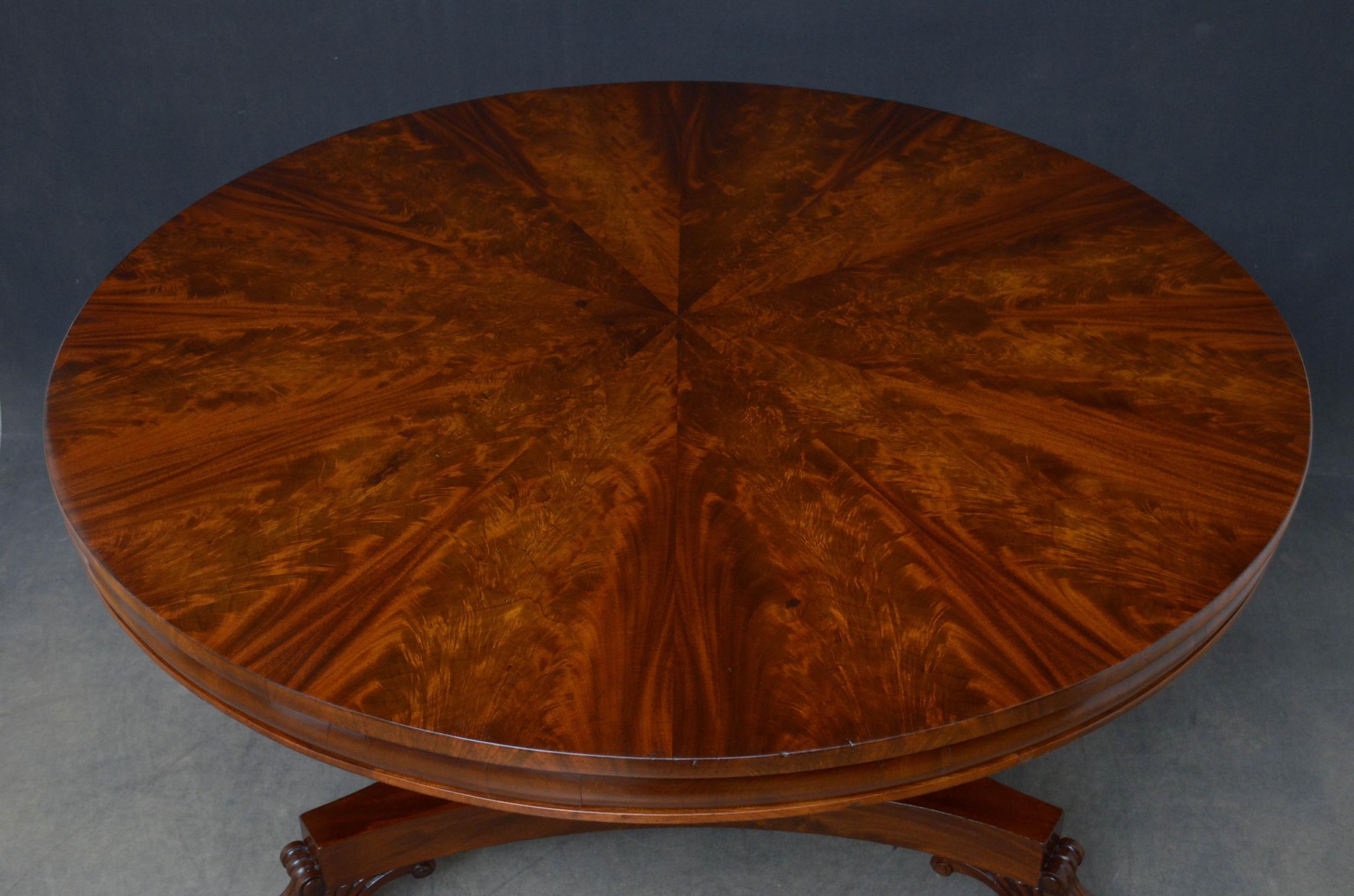 George IV Centre Table / Dining Table 9
