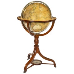 George IV Floor-Standing Library Globe by John Smith
