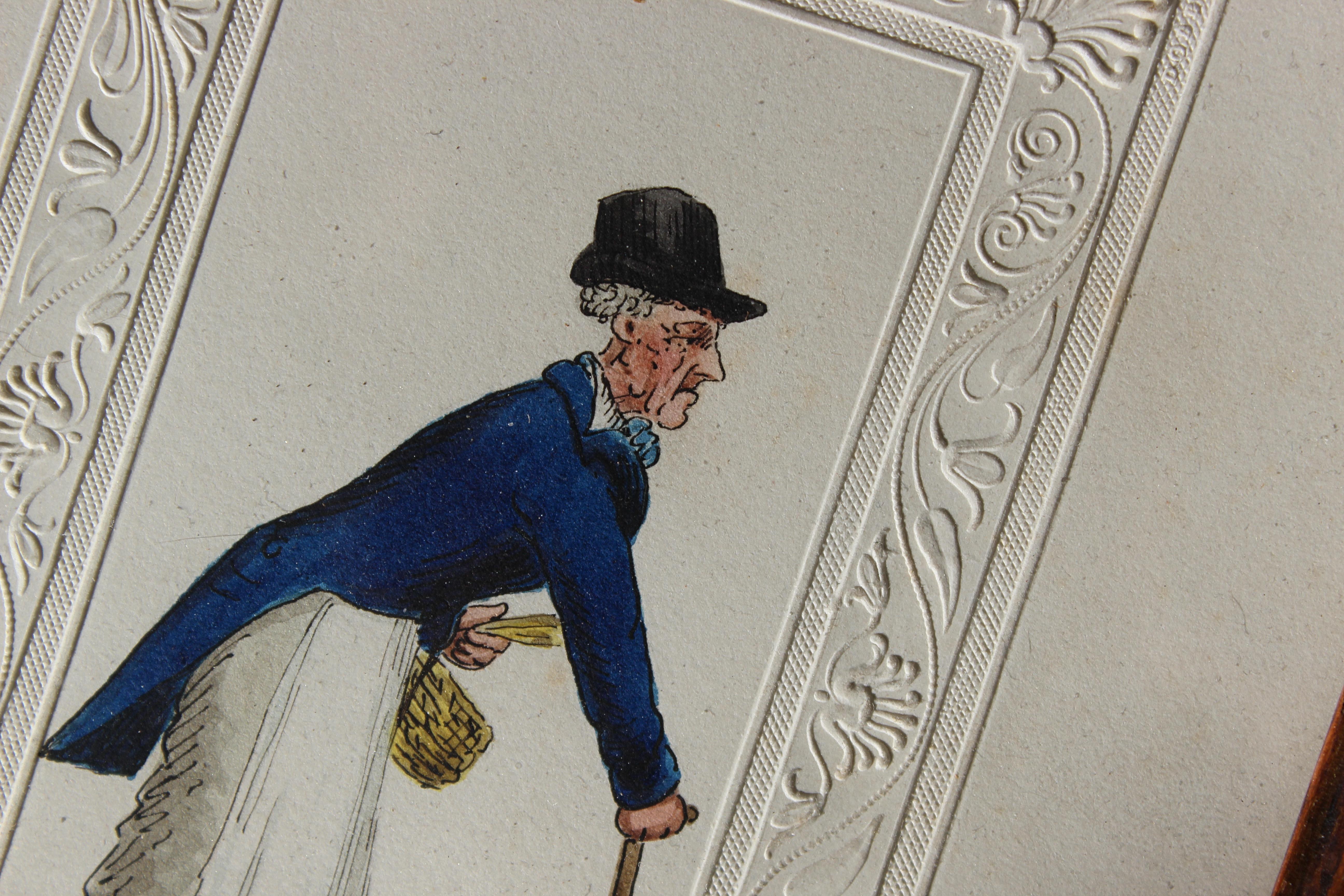 George IV Folk Art Portrait of The Brighton Match Maker 1828 In Good Condition For Sale In Lowestoft, GB