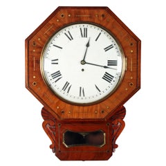 Antique George IV Fusee Wall Clock