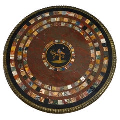 George IV Giltwood and Pietra Dura Centre Table