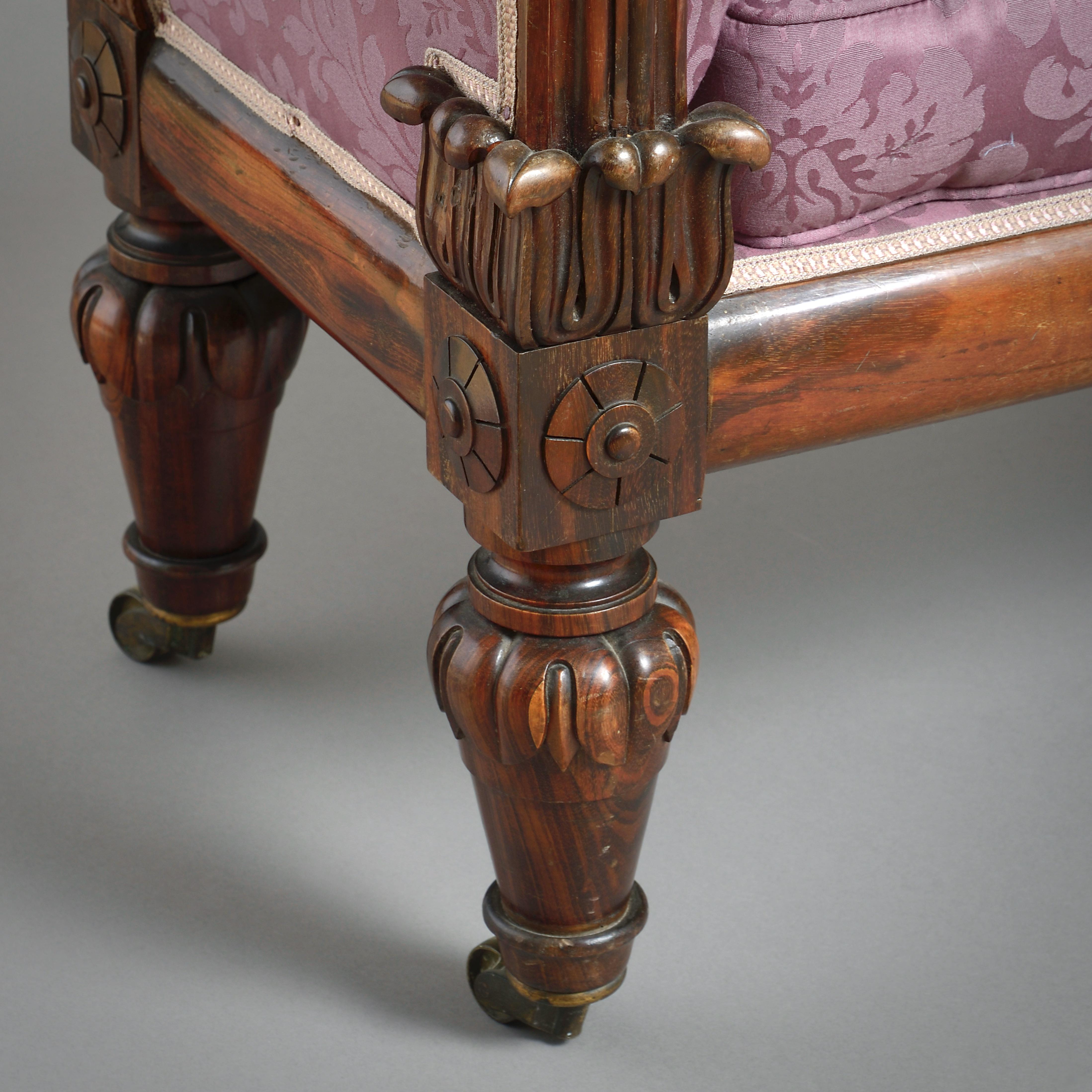 George IV Goncalo Alves Window Seat For Sale 1