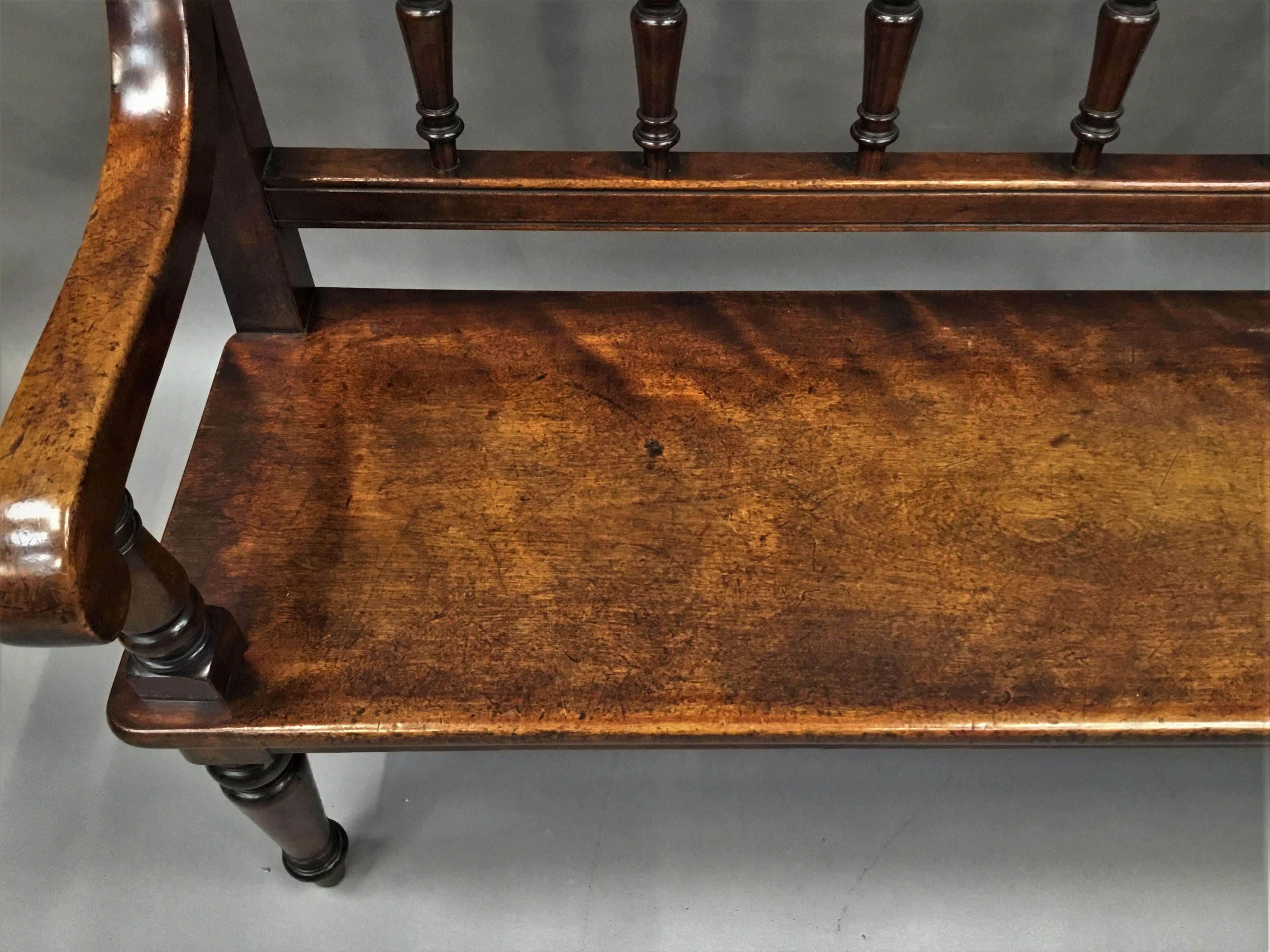 George IV Hall Seat or Hall Bench 4