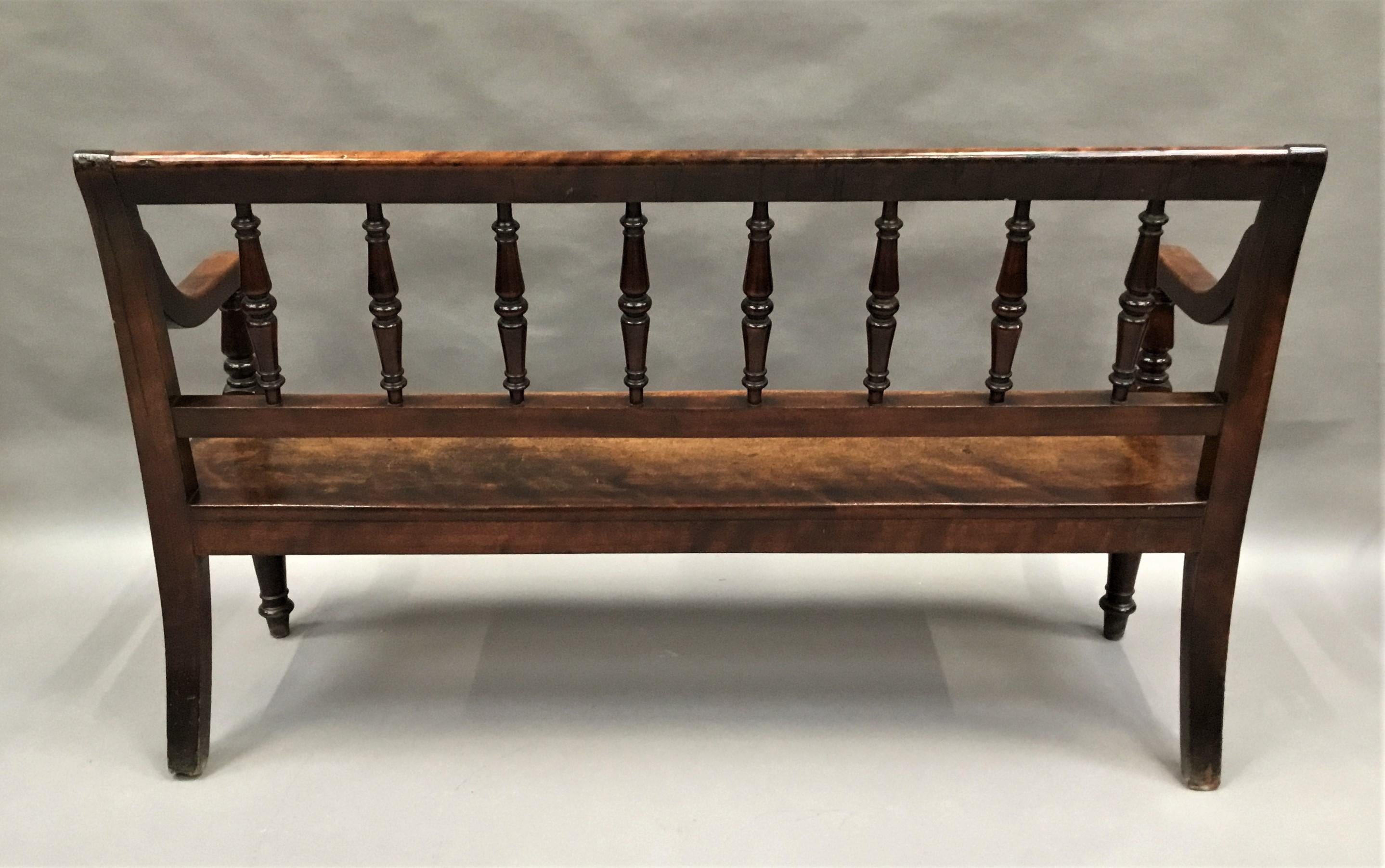 George IV Hall Seat or Hall Bench 3