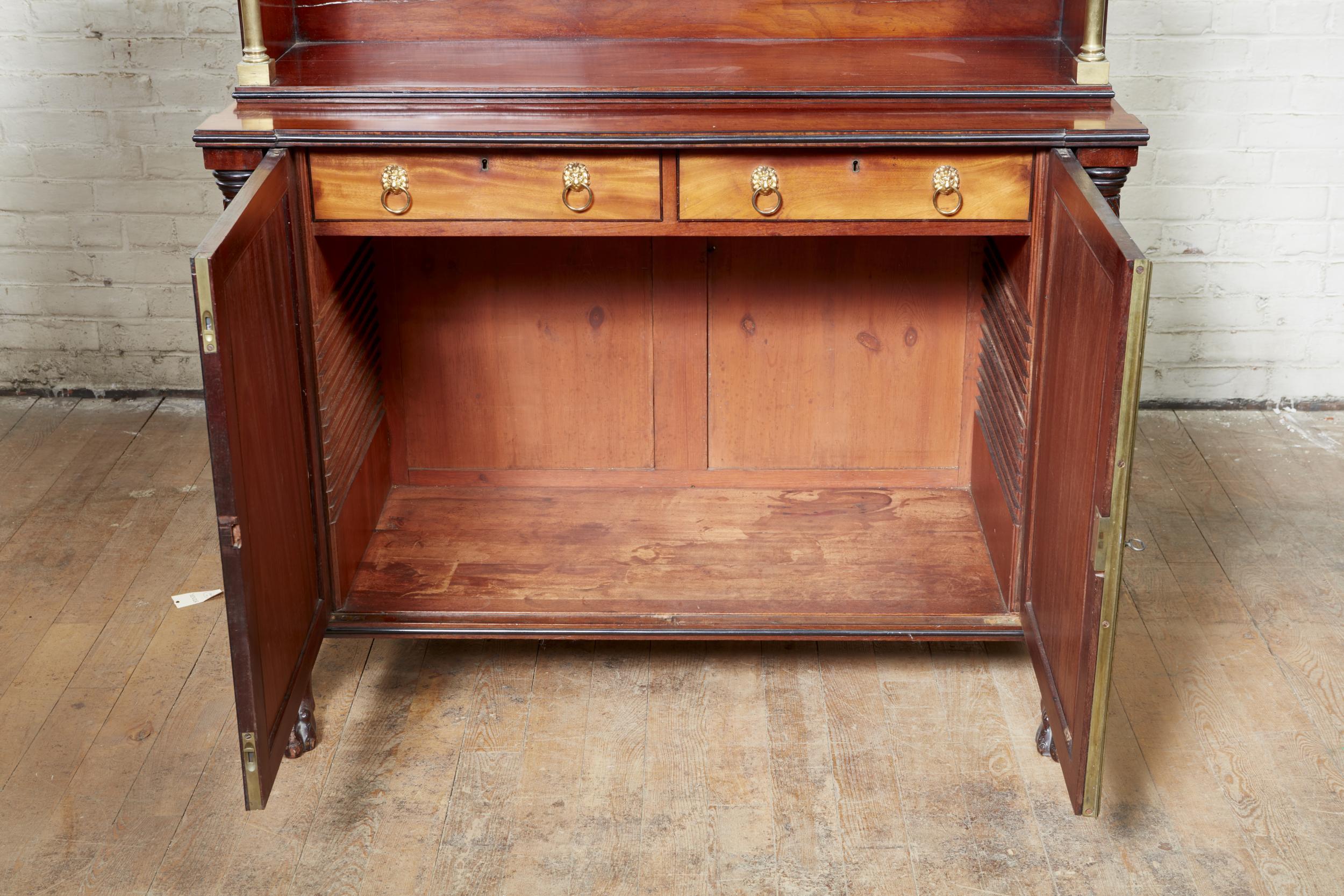 George IV Inlaid Mahogany Chiffonier For Sale 7