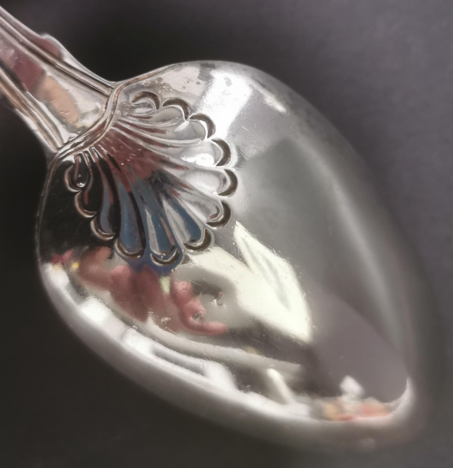 George IV Irish Sterling Silver Spoon For Sale 1
