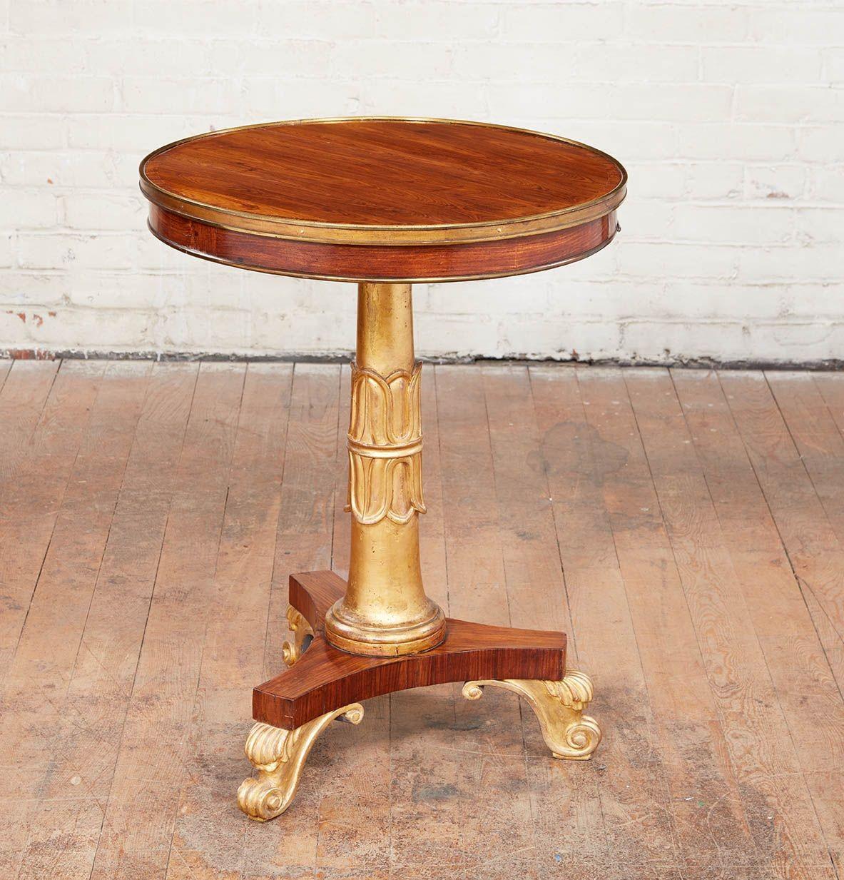 Table tripode en bois de roi George IV Bon état - En vente à Greenwich, CT