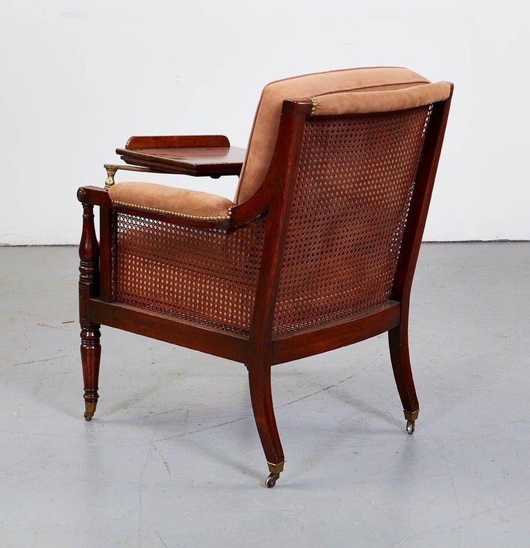IV Library Chair with Reading Arm For Sale at 1stDibs
