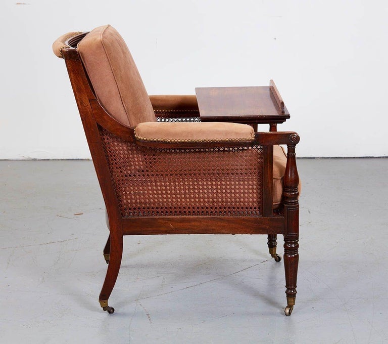 George IV Library Chair with Reading Arm For Sale at 1stDibs