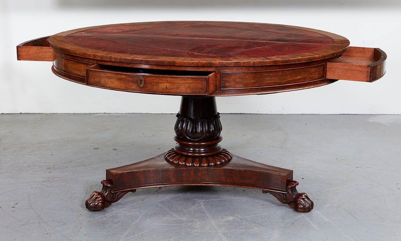 George IV Library Drum Table For Sale 3