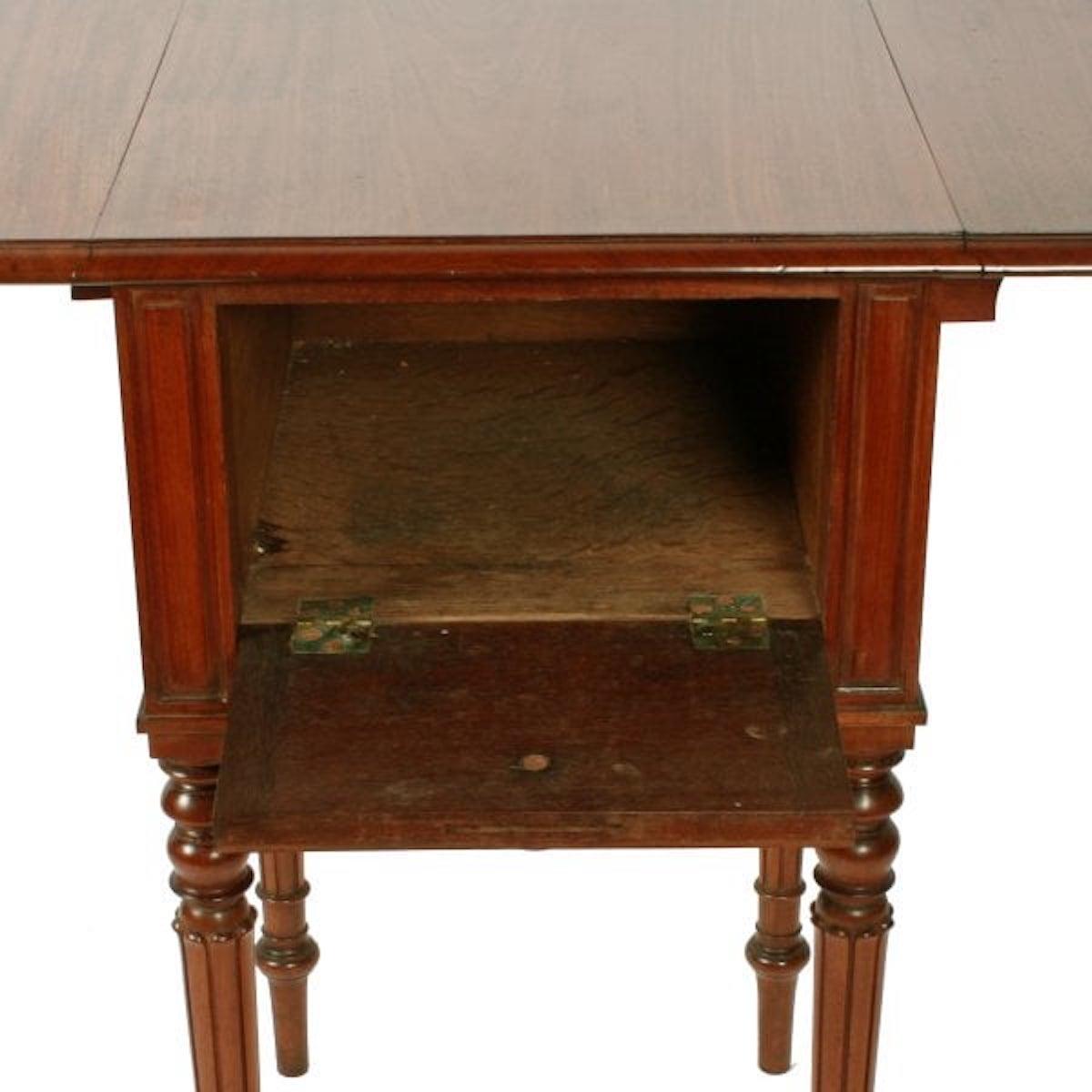 George IV Mahogany Bedside Cabinet, 19th Century For Sale 1