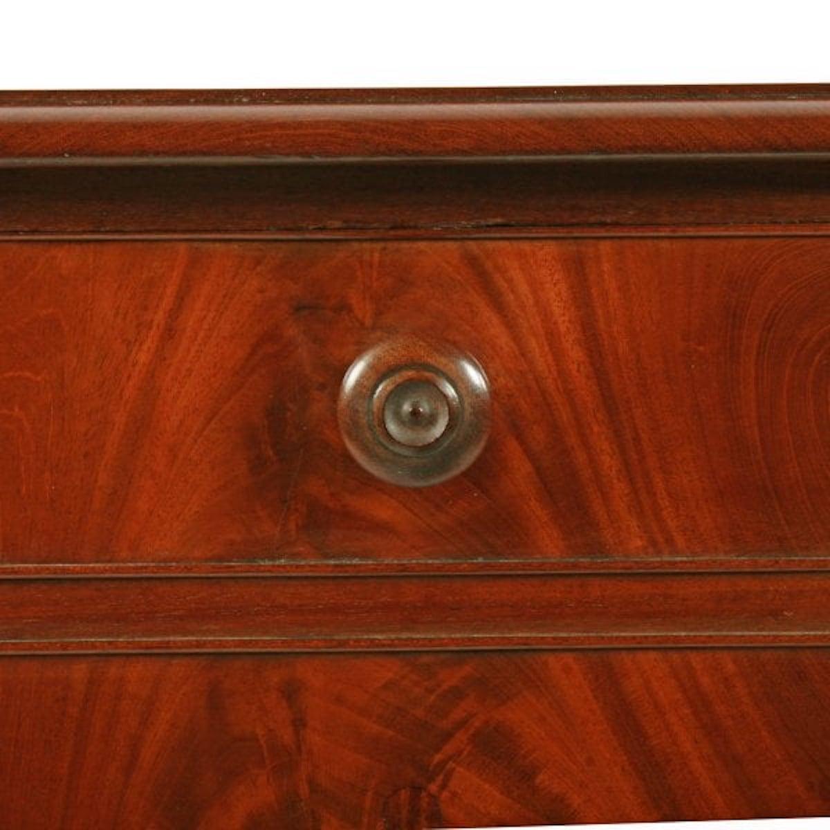 George IV Mahogany Bedside Cabinet, 19th Century For Sale 4