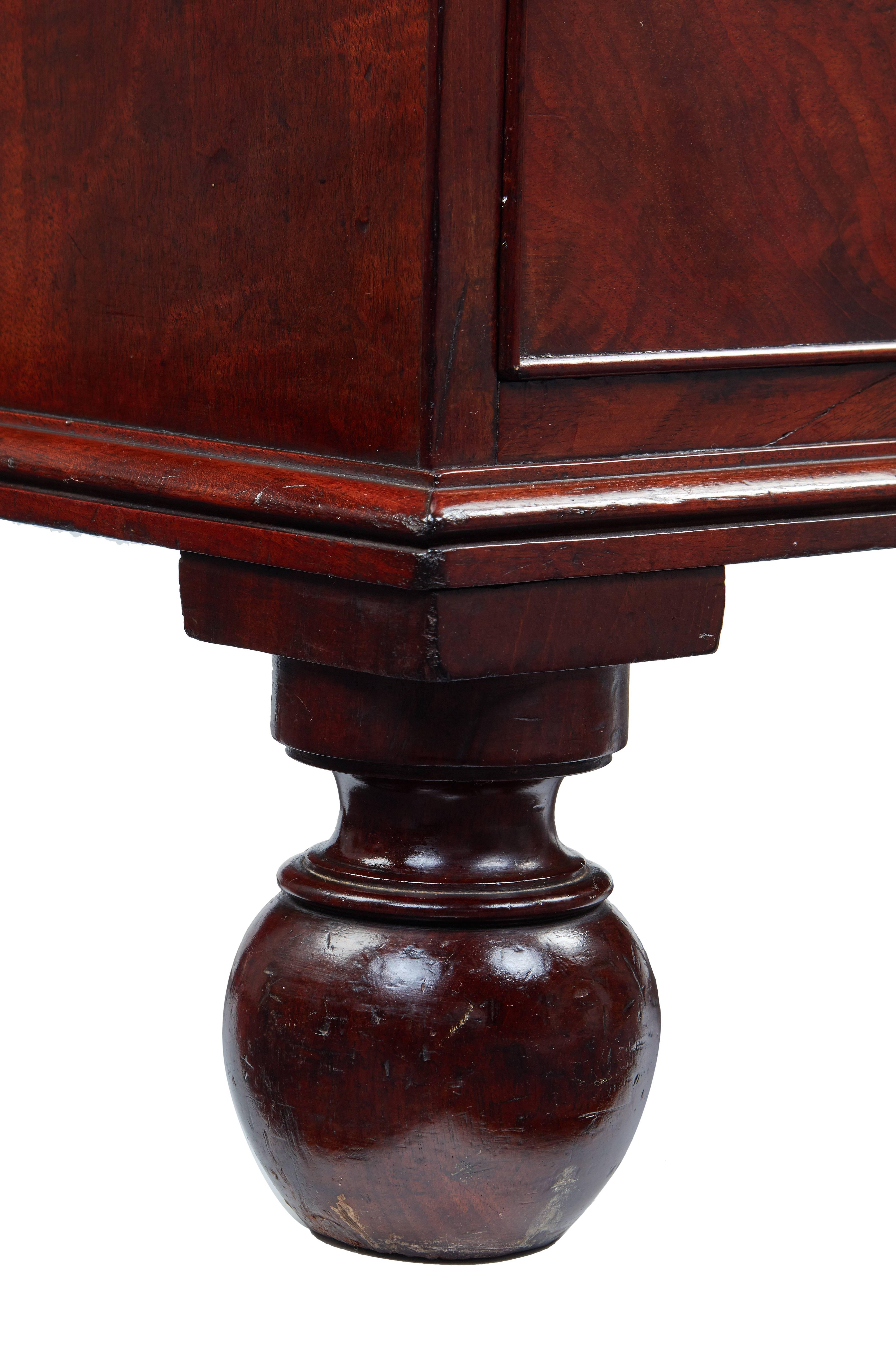 19th Century George IV Mahogany Chest Attributed to Gillows, circa 1850