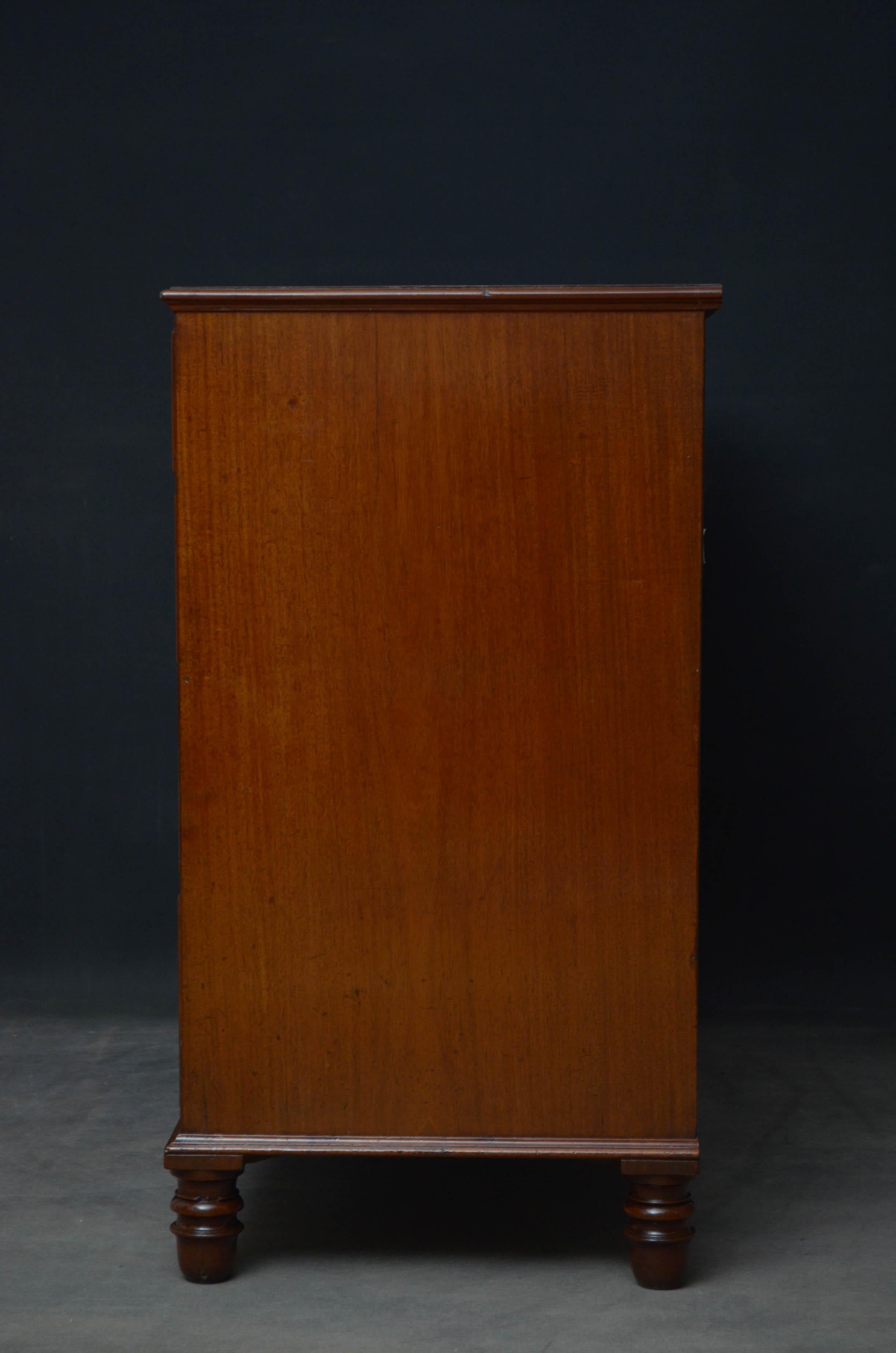 George IV Mahogany Chest Of Drawers by HY Walker Lancaster 3