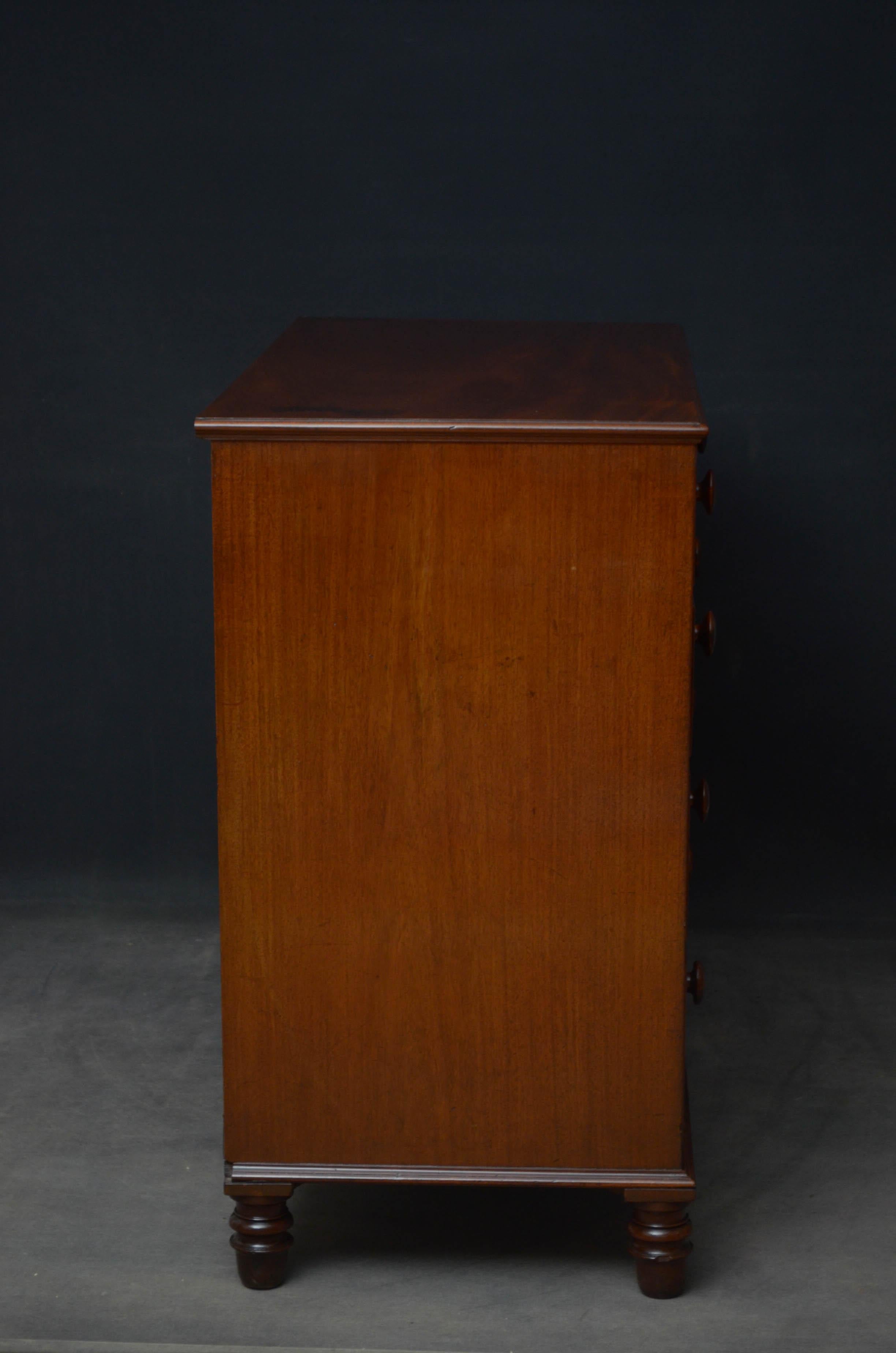 George IV Mahogany Chest Of Drawers by HY Walker Lancaster 4