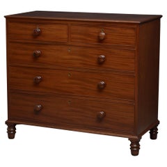 George IV Mahogany Chest Of Drawers by HY Walker Lancaster