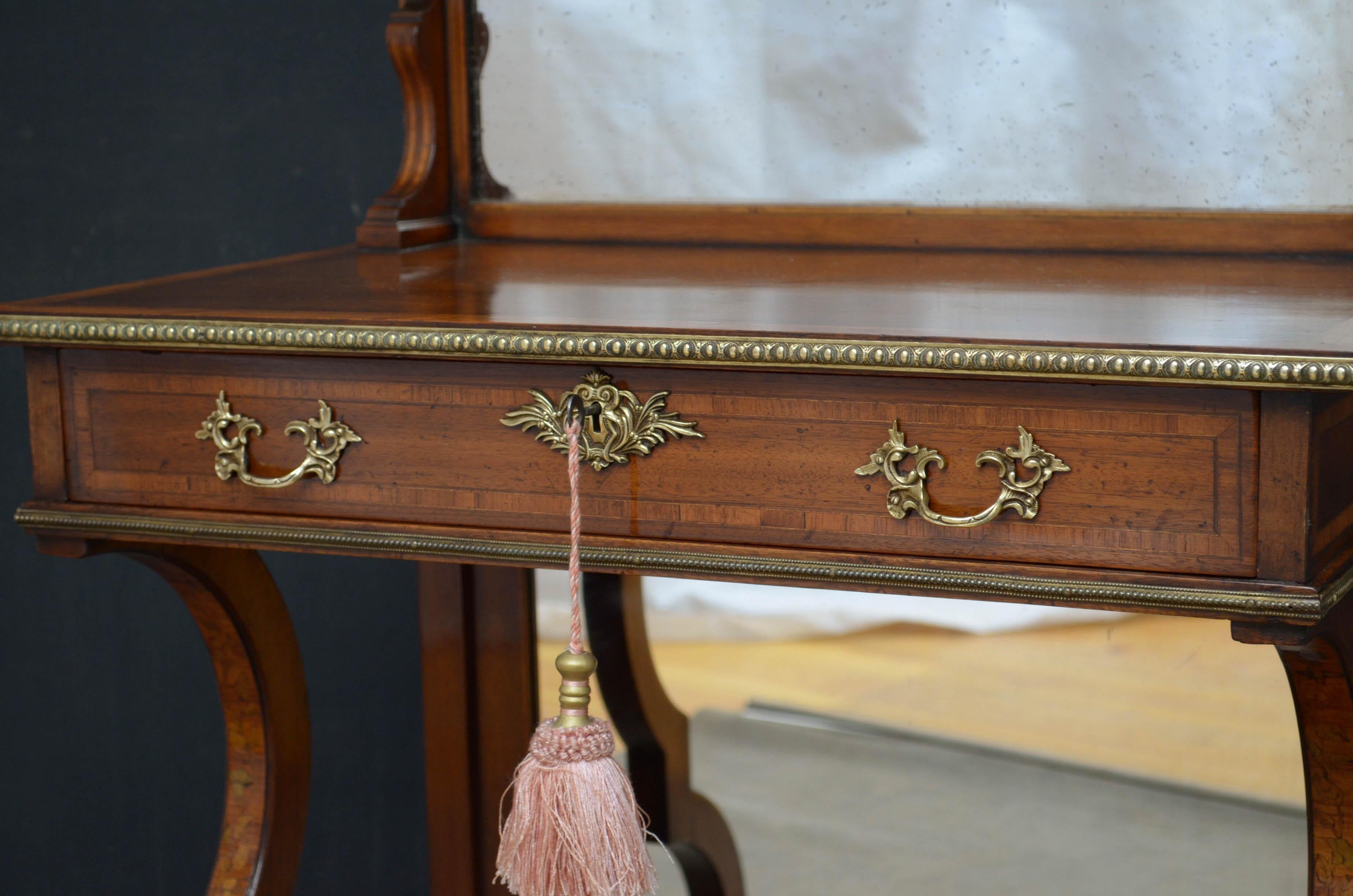 George IV Mahogany Console Table of Narrow Proportions For Sale 6
