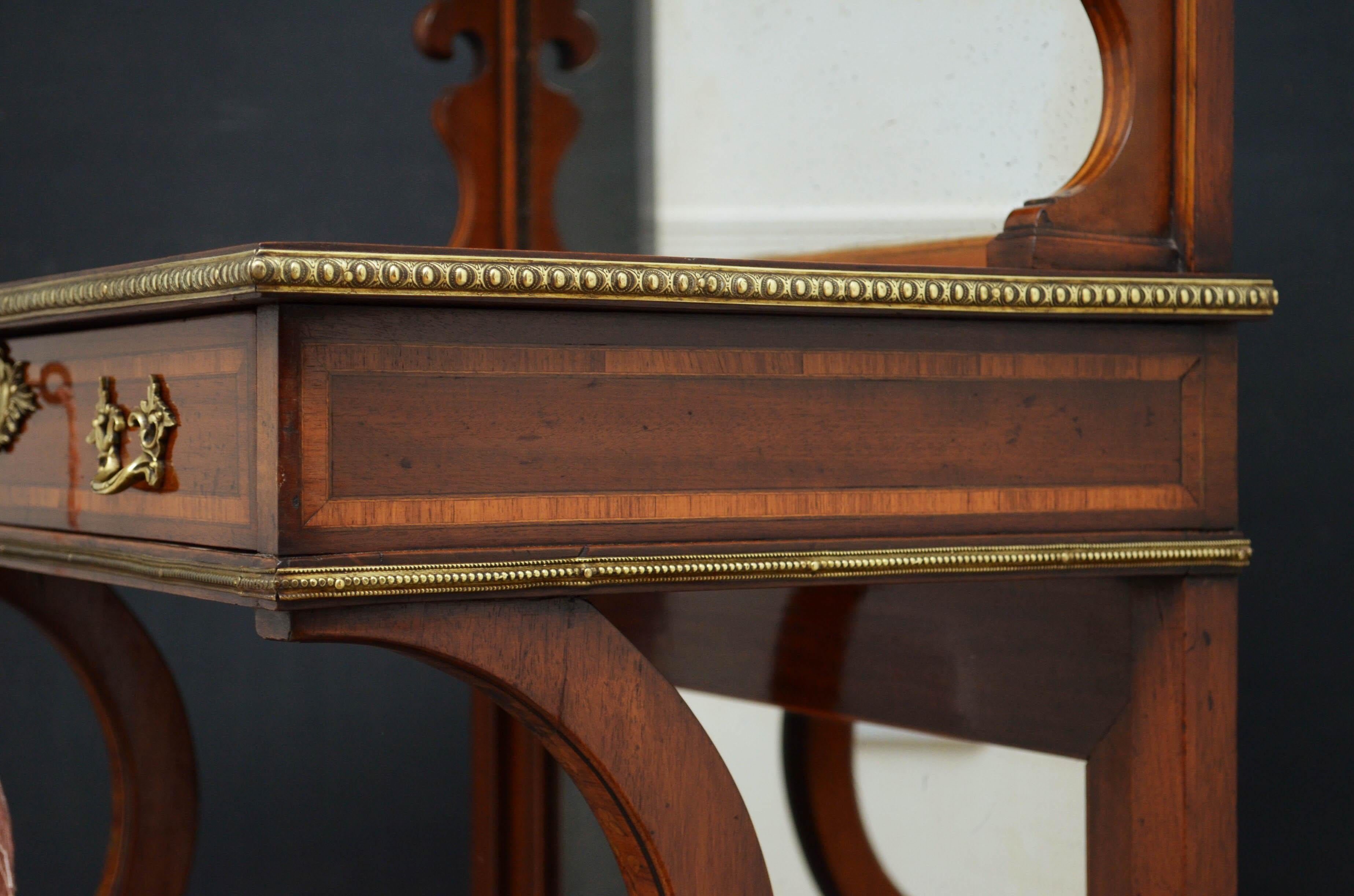 George IV Mahogany Console Table of Narrow Proportions For Sale 15