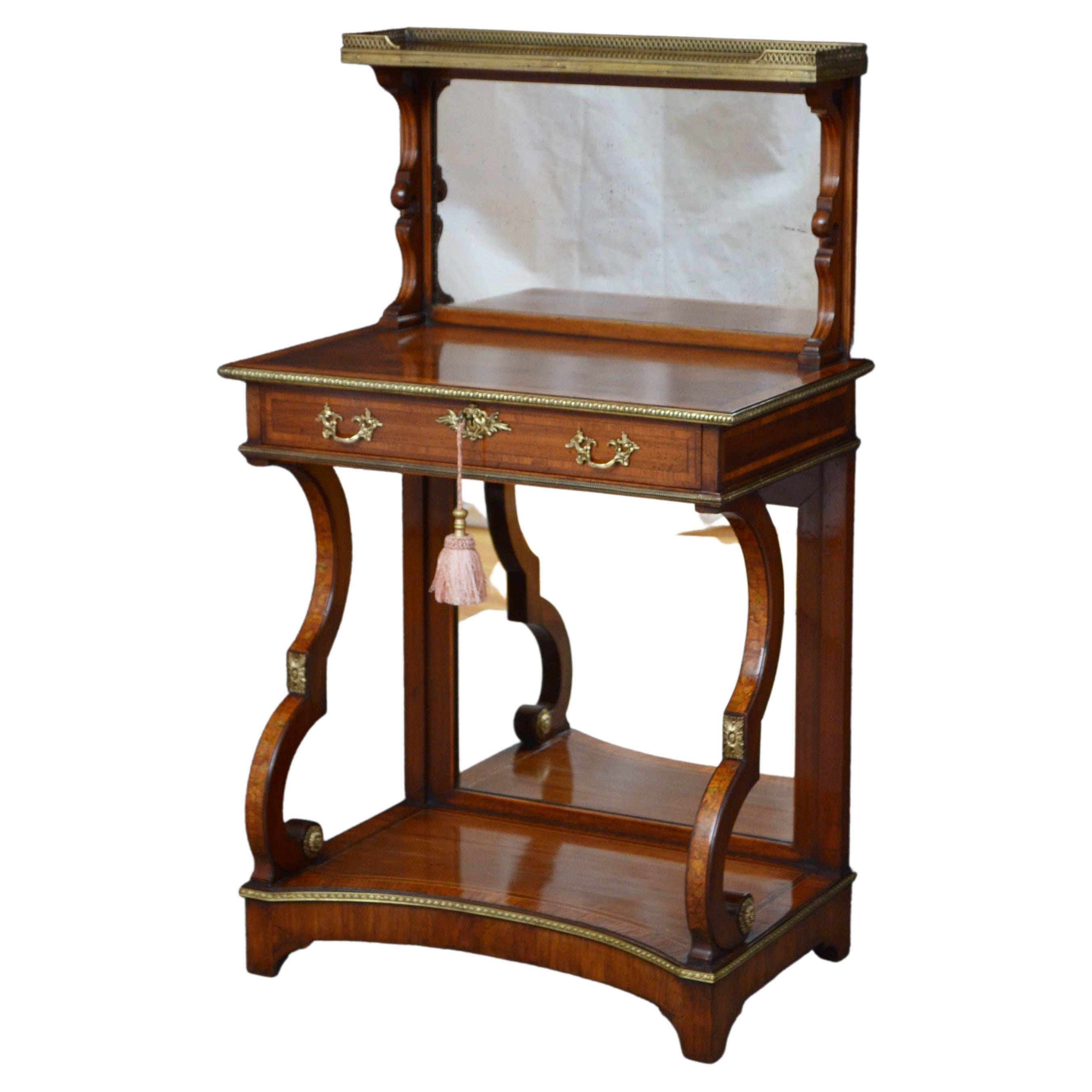 George IV Mahogany Console Table of Narrow Proportions For Sale