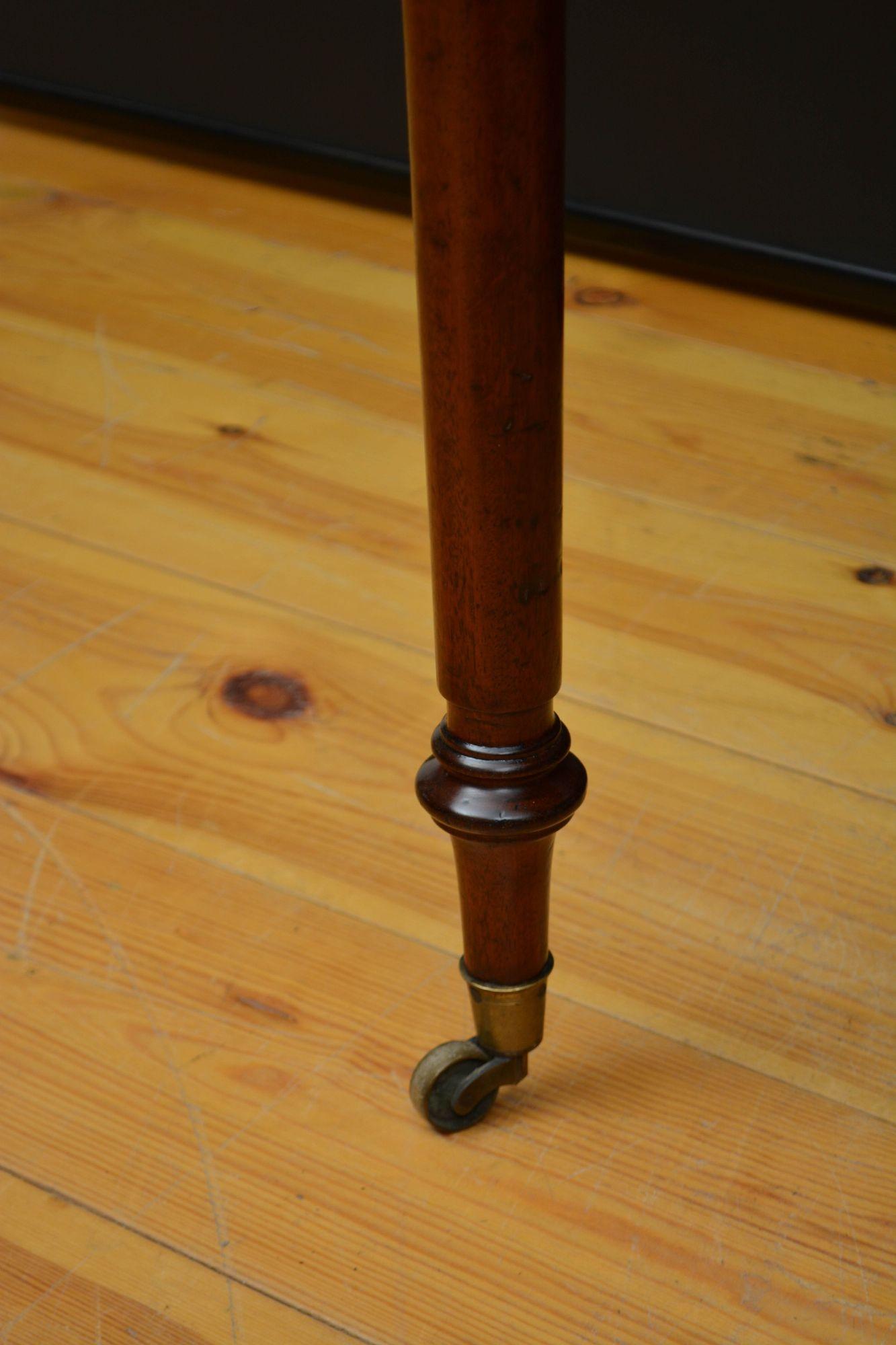 George IV Mahogany Dressing Table or Writing Table 8