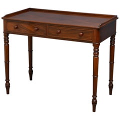 George IV Mahogany Dressing Table or Writing Table
