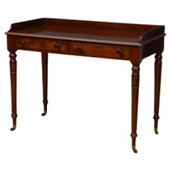 George IV Mahogany Dressing Table or Writing Table