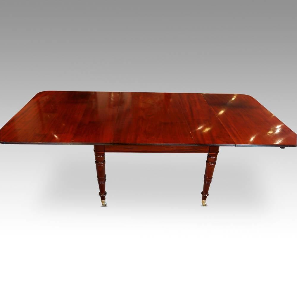 George IV Mahogany Extending Dining Table 1