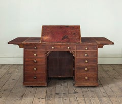 George IV Mahogany Kneehole Desk