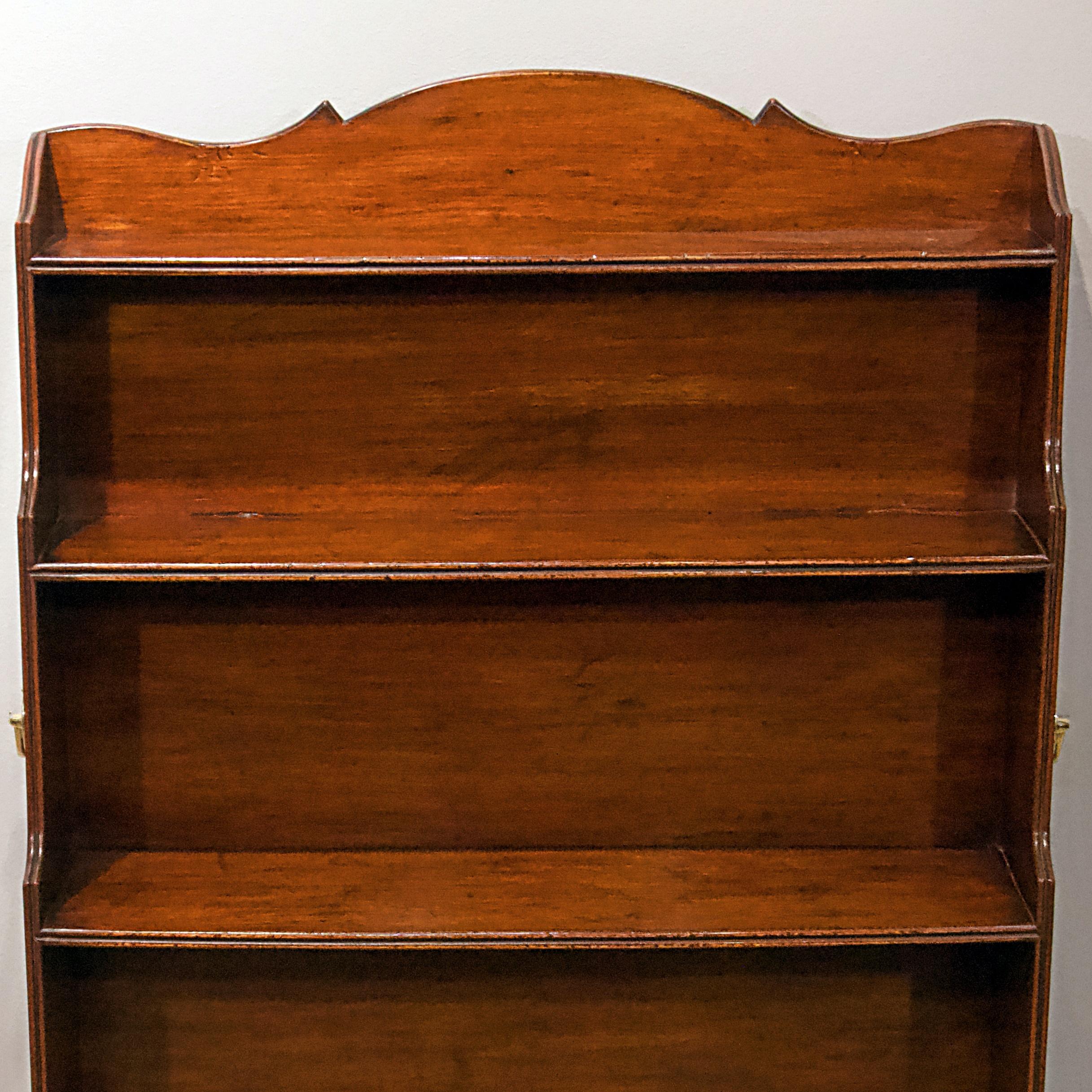 English George IV Mahogany Library Bookcase For Sale
