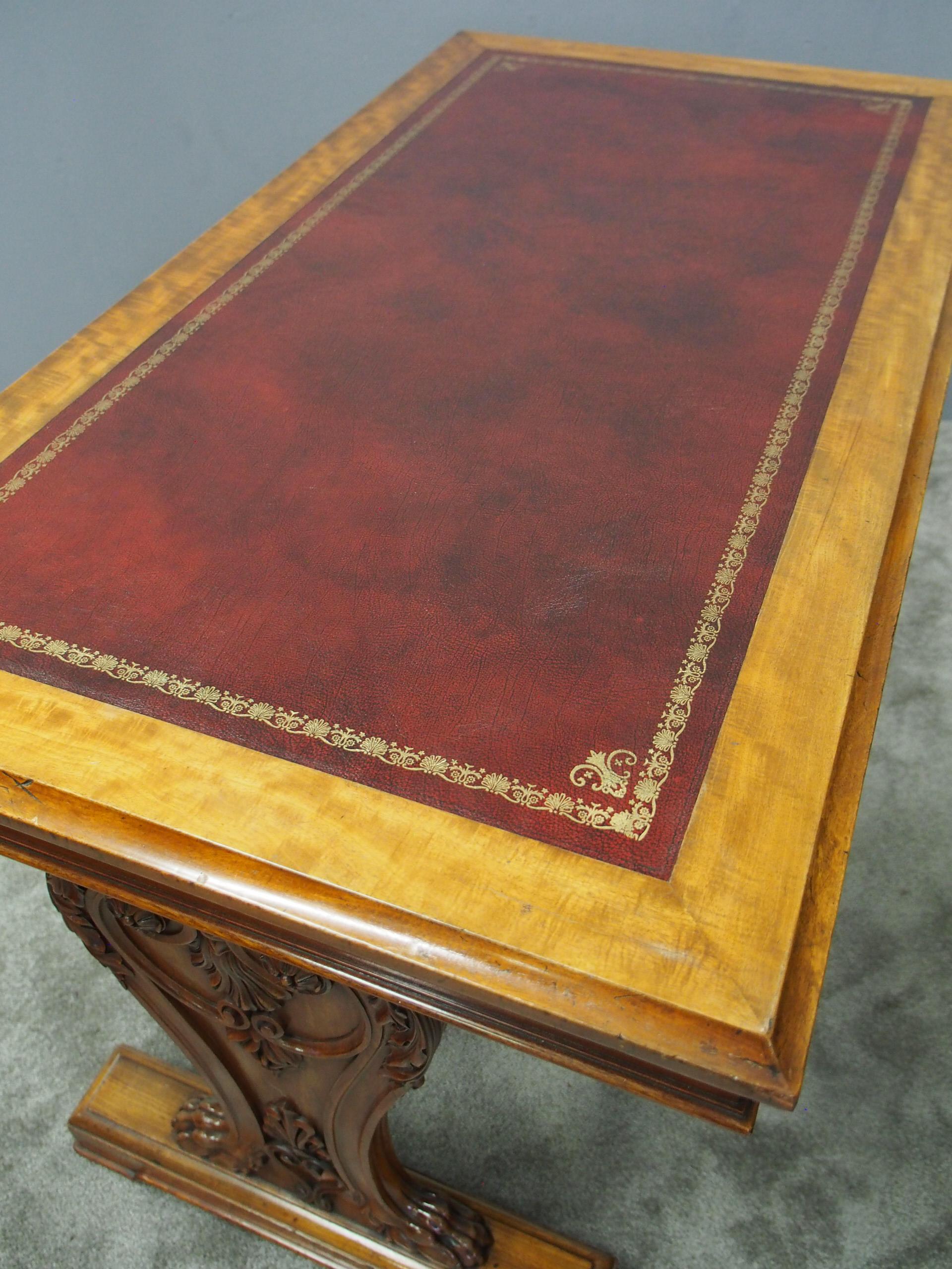 19th Century George IV Mahogany Library Table For Sale